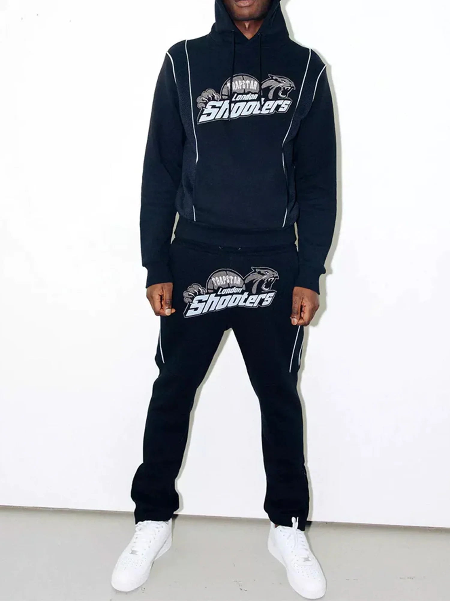 Trapstar Technical Shooters Tracksuit Black/Blue