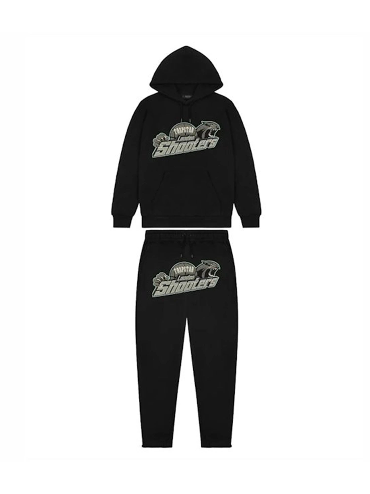 Trapstar Shooters Tracksuit Black/Teal