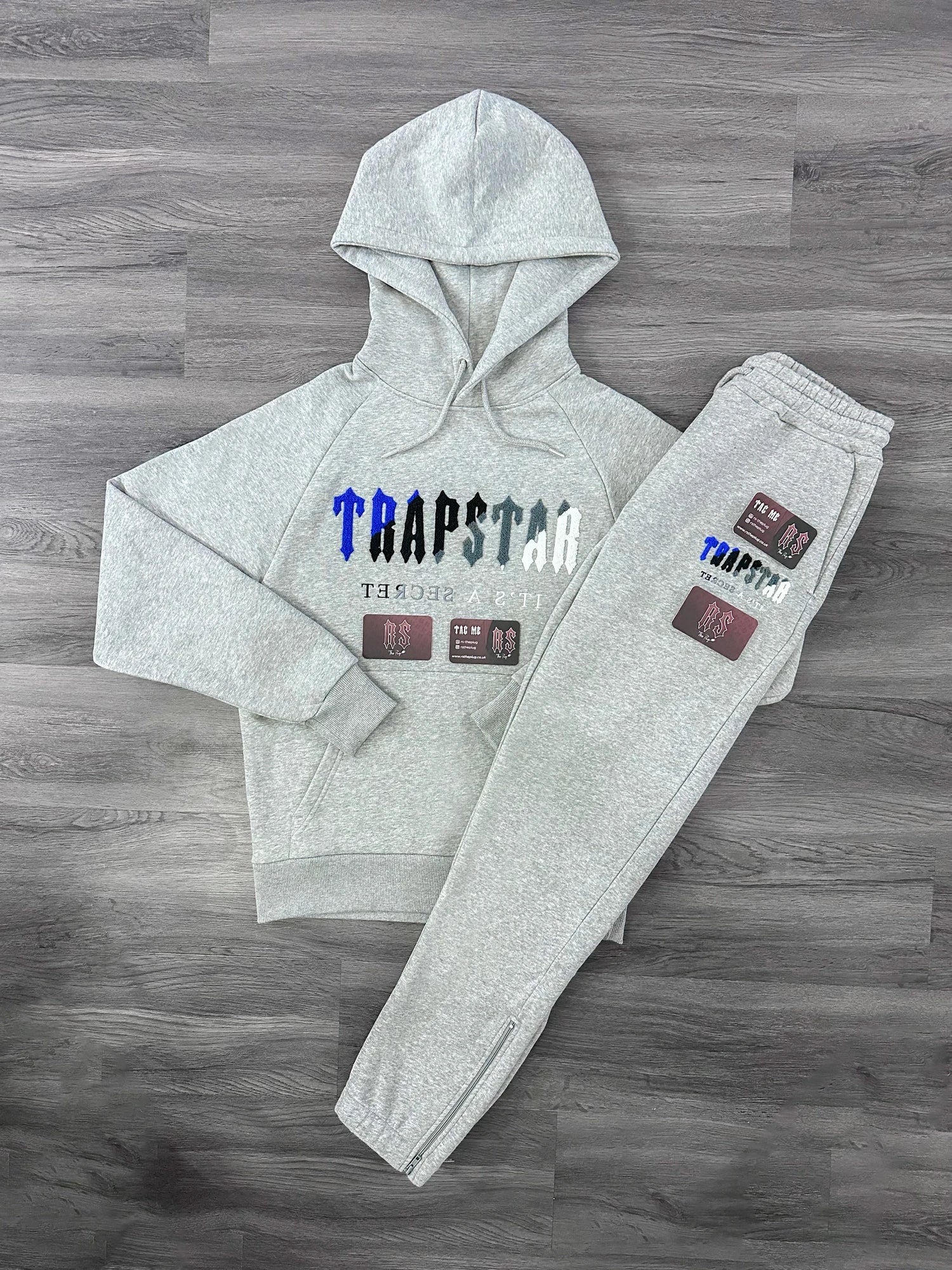 Trapstar Chenille Tracksuit 2.0 Grey Ice
