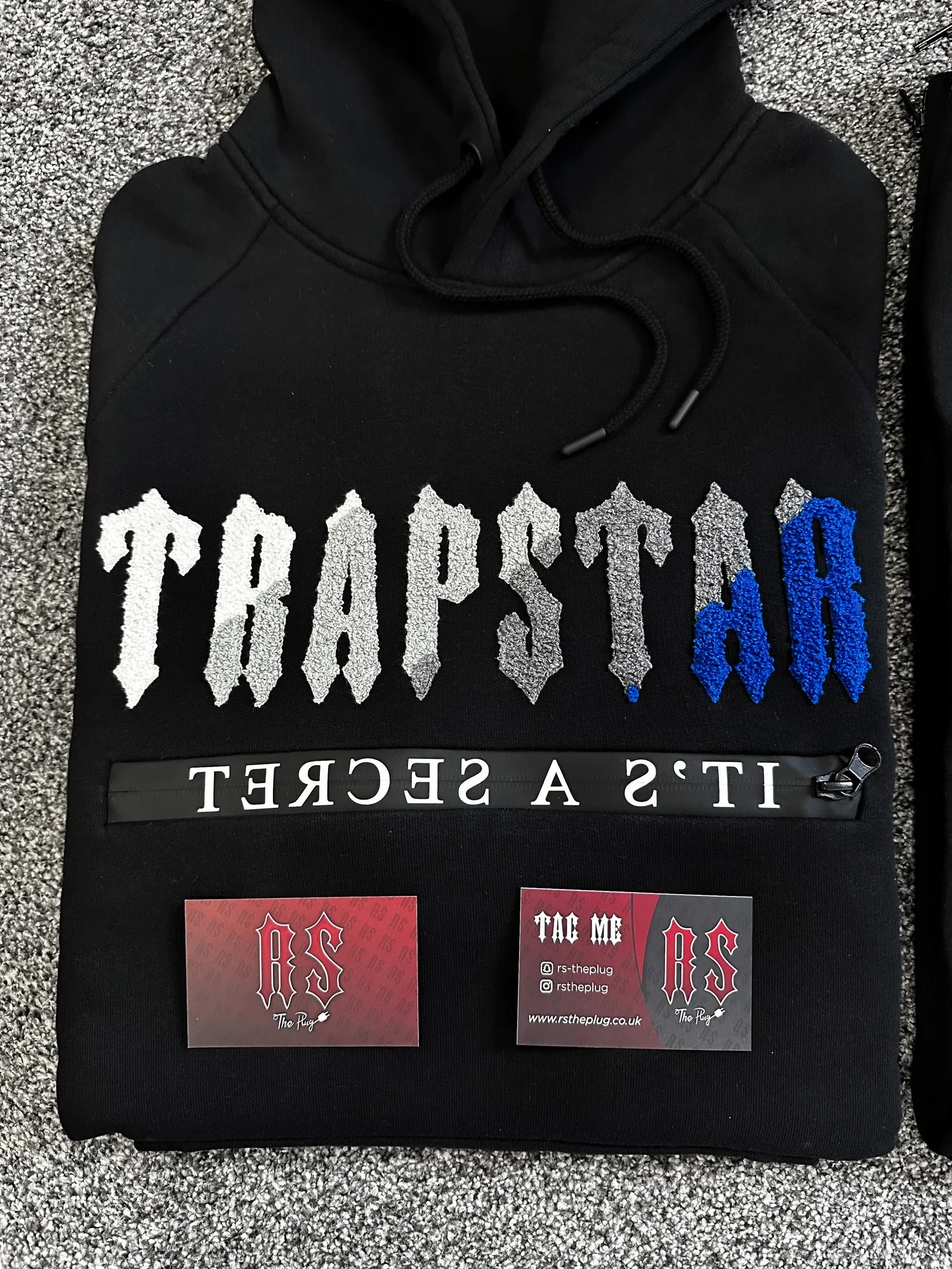 Trapstar Chenille 2.0 Tracksuit Black/Blue