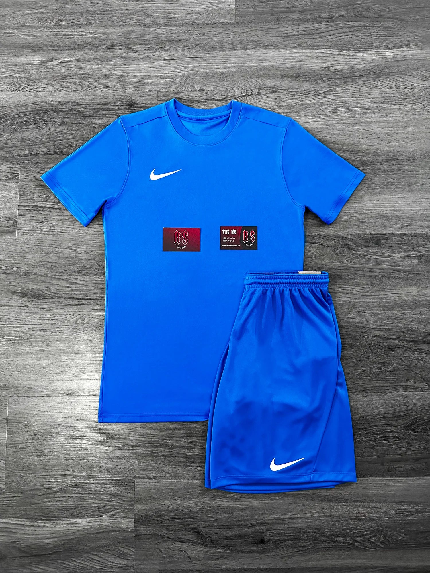 Nike Dri Fit Short Set Royal Blue