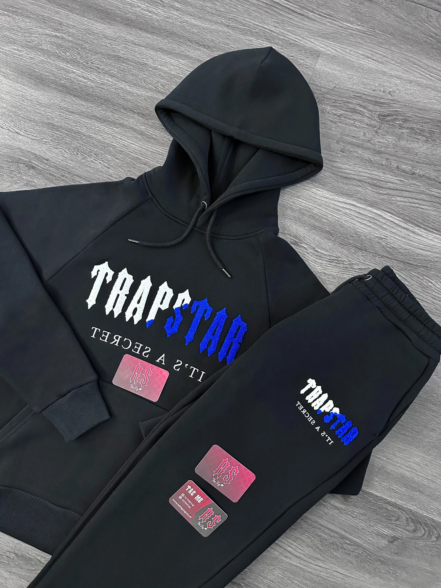 Trapstar Chenille Tracksuit Black Ice
