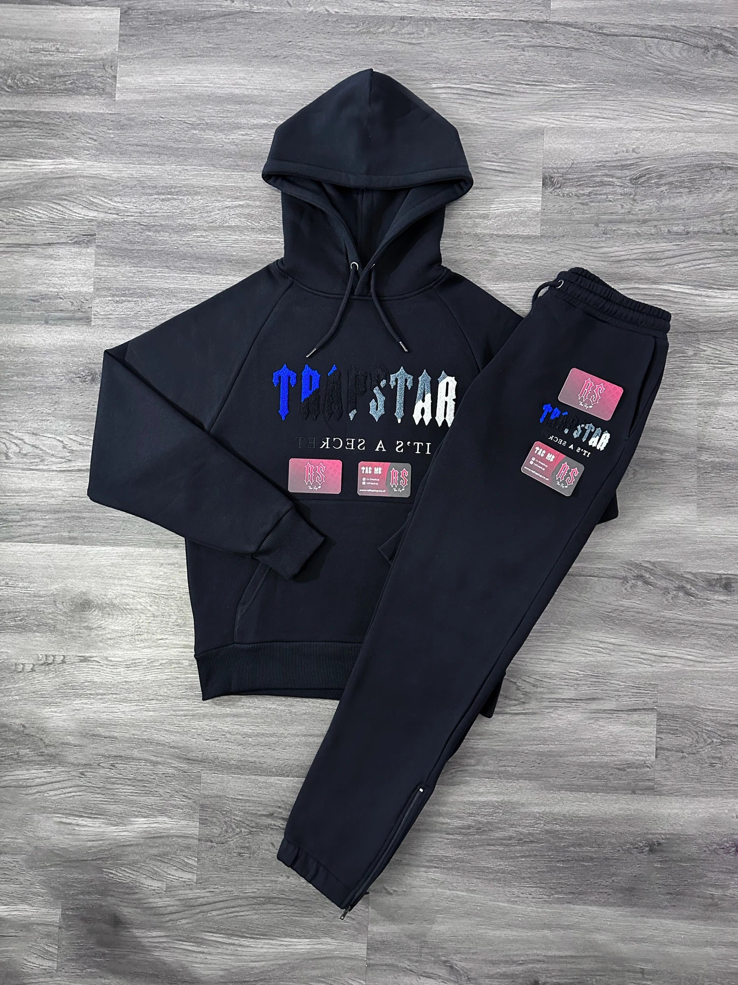 Trapstar Chenille Tracksuit 2.0 Black Ice