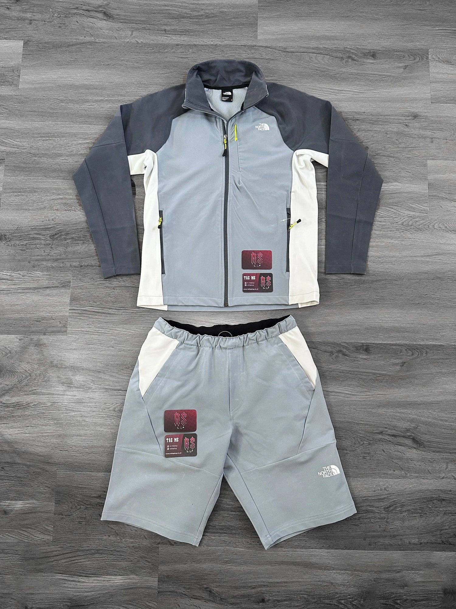 The North Face Men s Outdoor Set Grey Neon RSThePlug