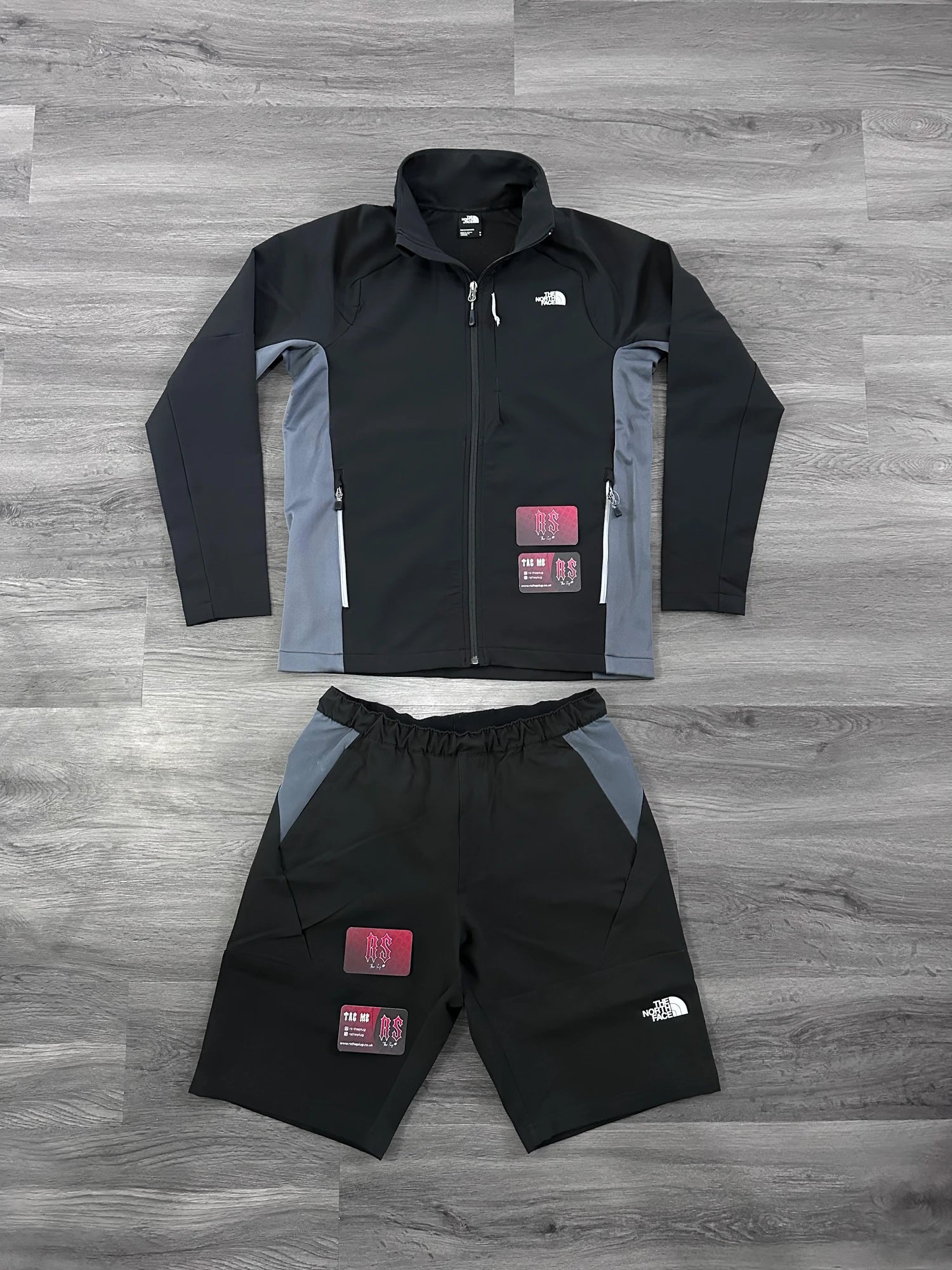 The North Face Men s Outdoor Set Black Grey