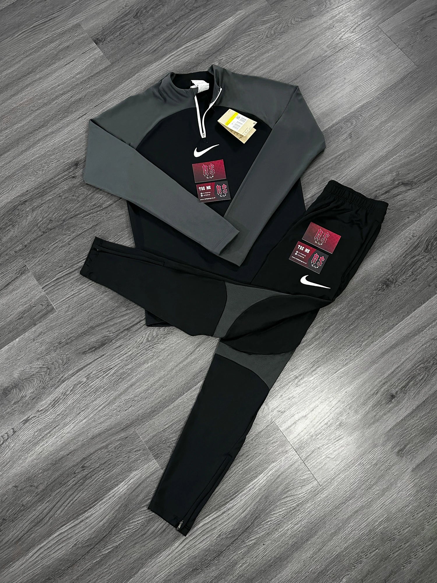 Nike Dri Fit Academy Tracksuit Black/Grey