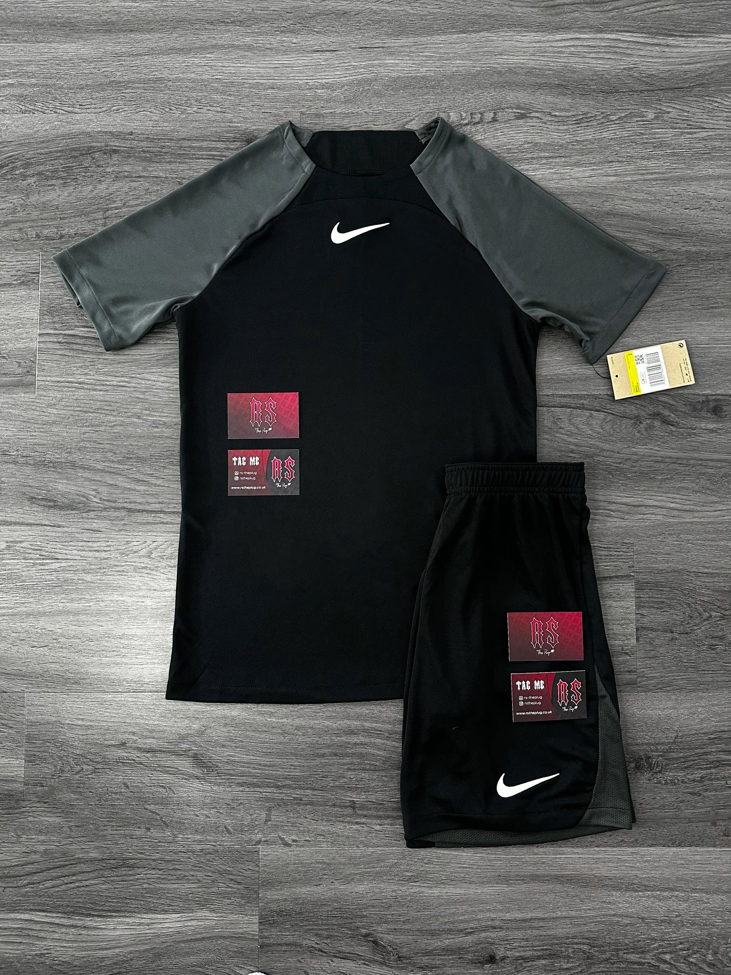 Nike Dri Fit Short Set Black/Grey