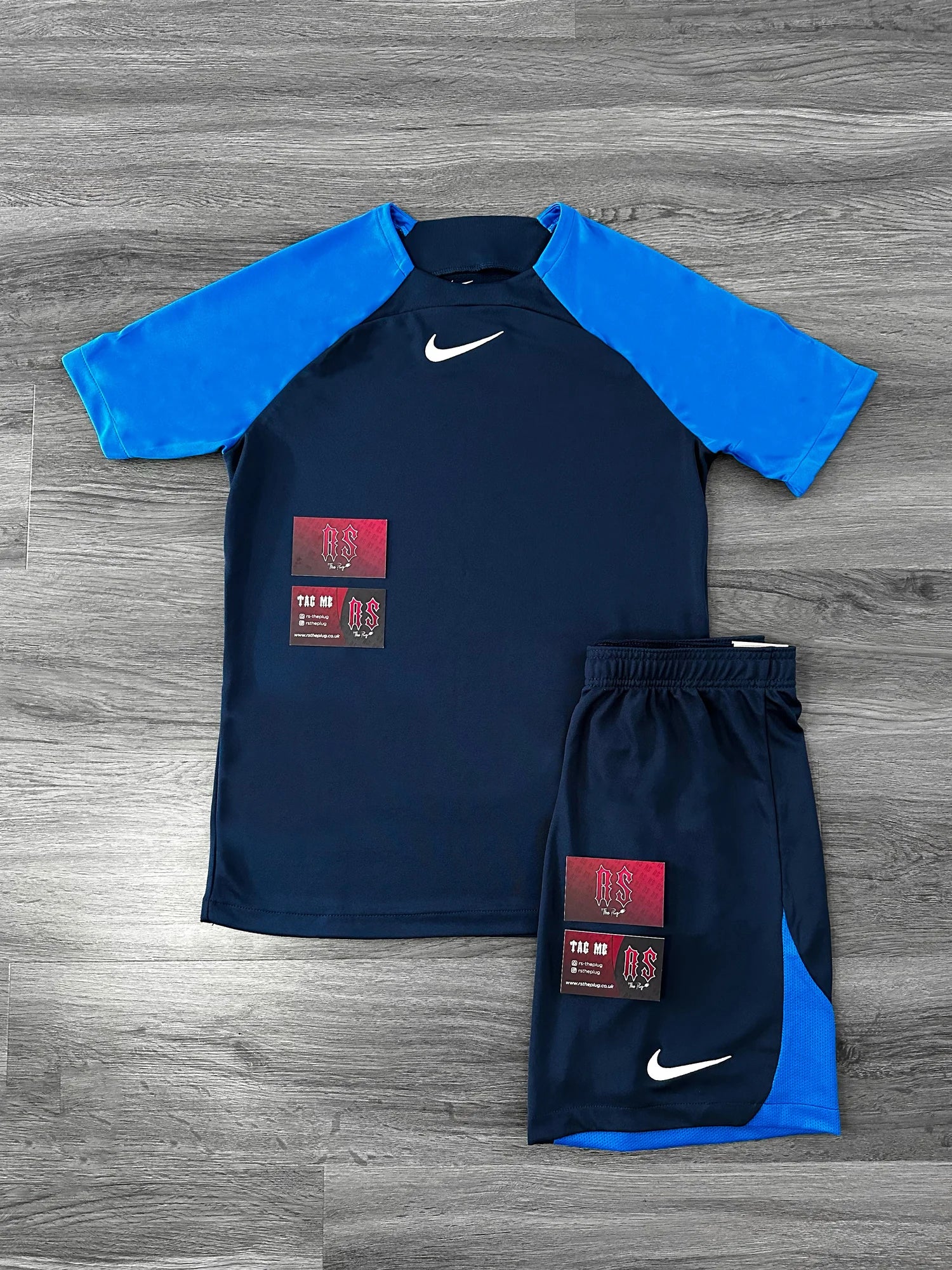 Nike Dri Fit Short Set Royal Blue/Obsidian