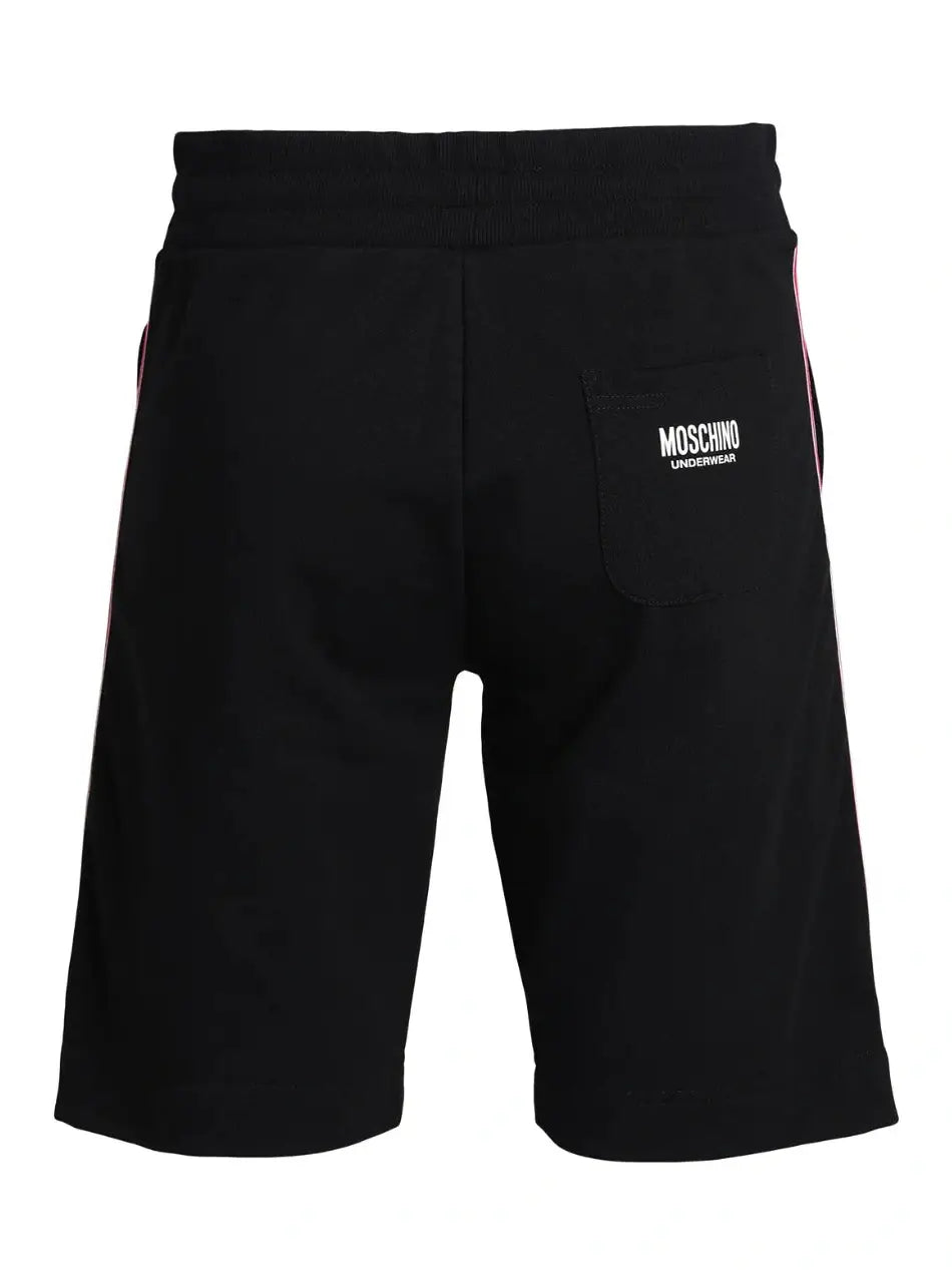 Moschino Black Tapered Shorts