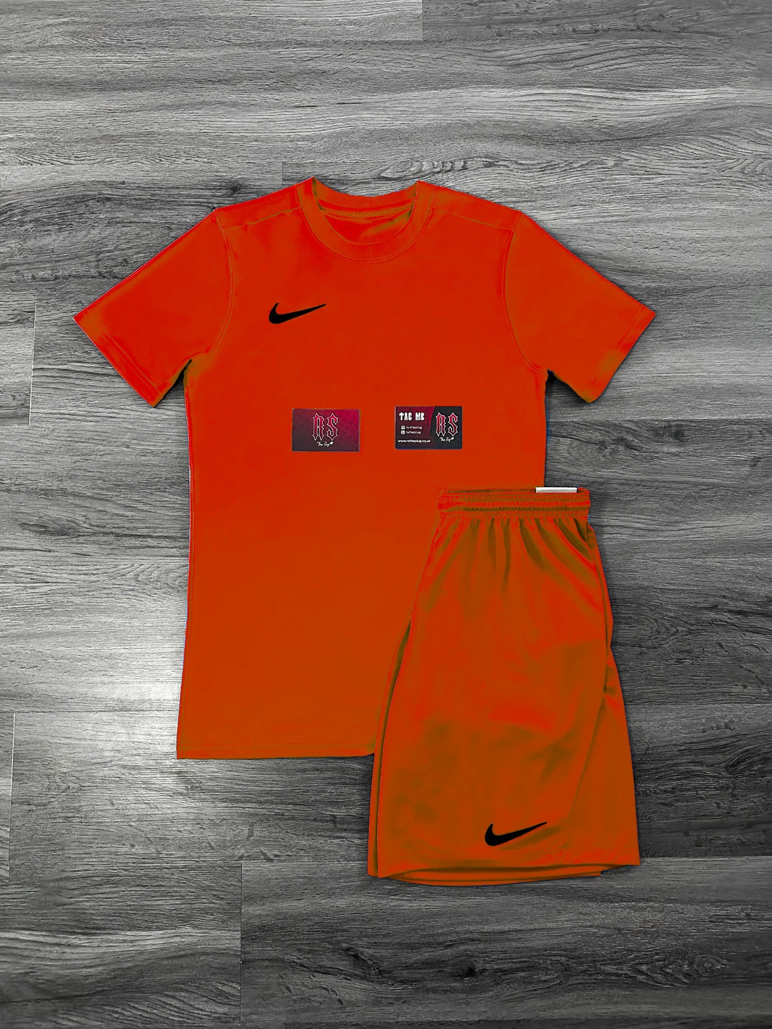 Nike Dri Fit Short Set Bright Crimson