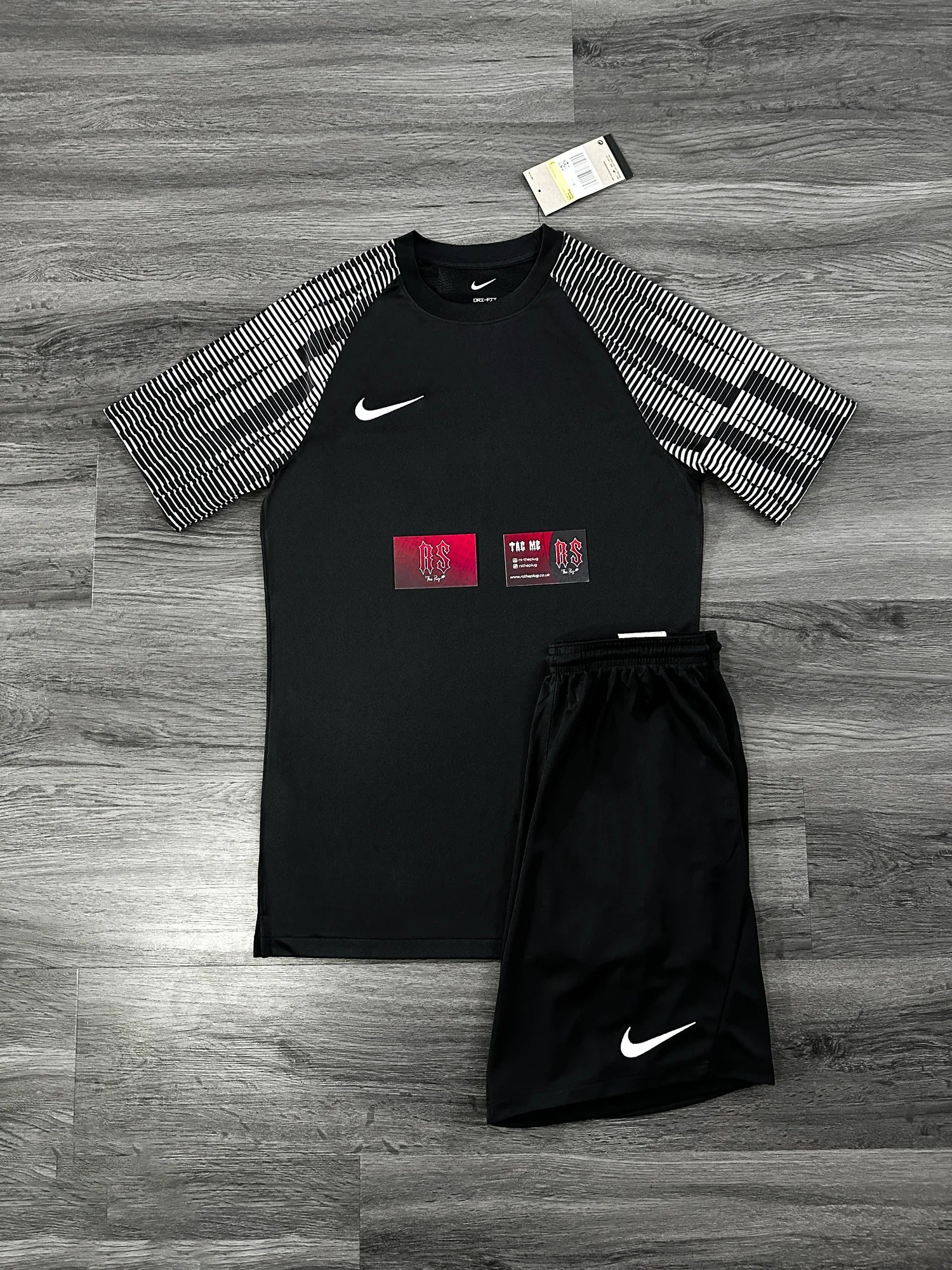 Nike Dri Strike Short Set Black