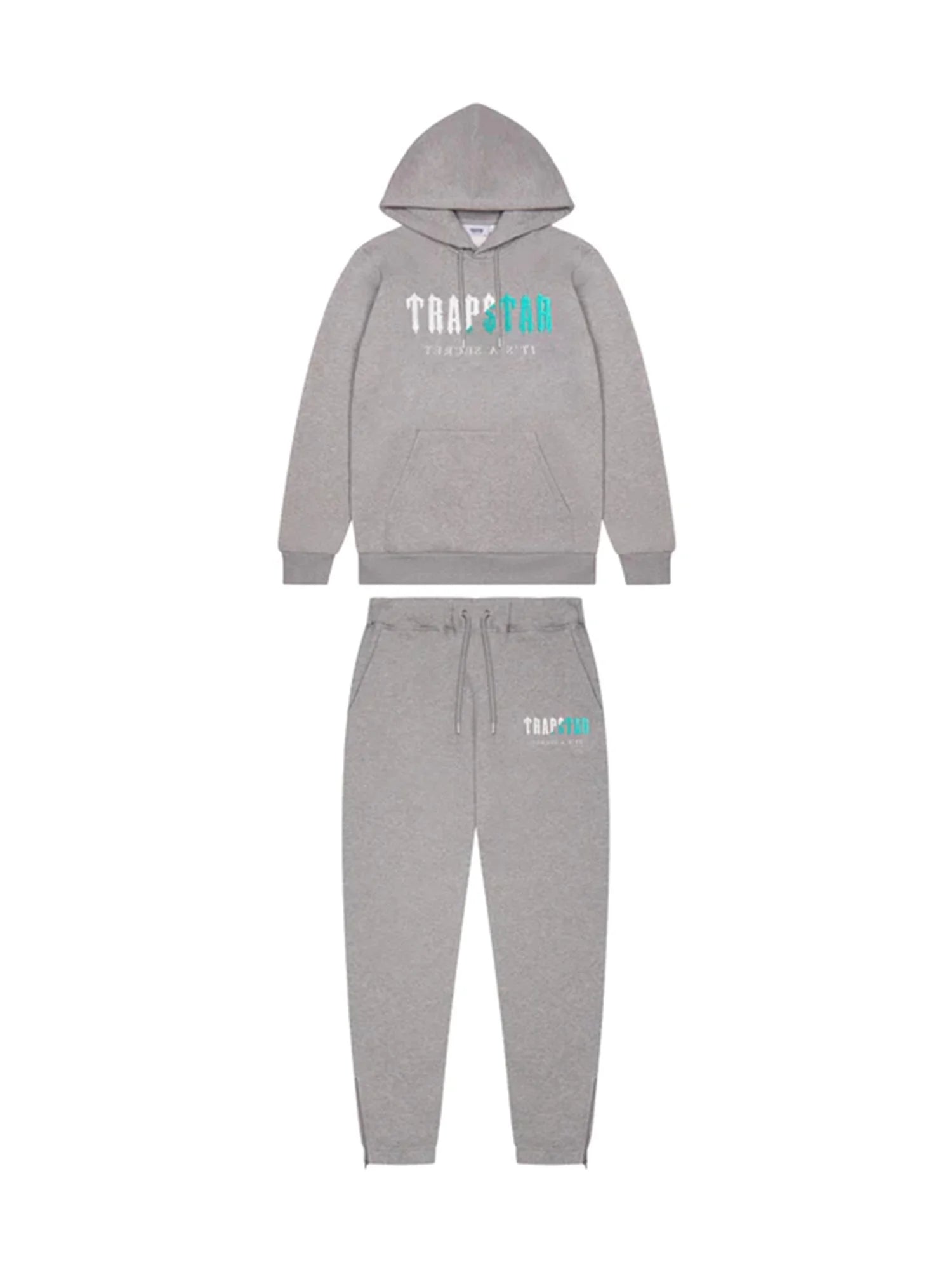 Trapstar Chenille Tracksuit Grey/Teal