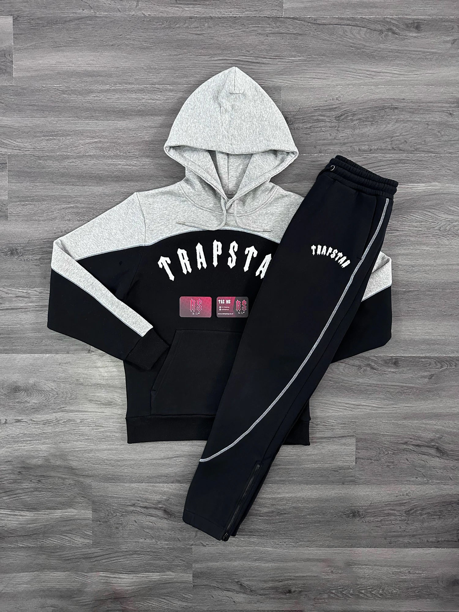 Trapstar Irongate Arch Tracksuit Black/Grey