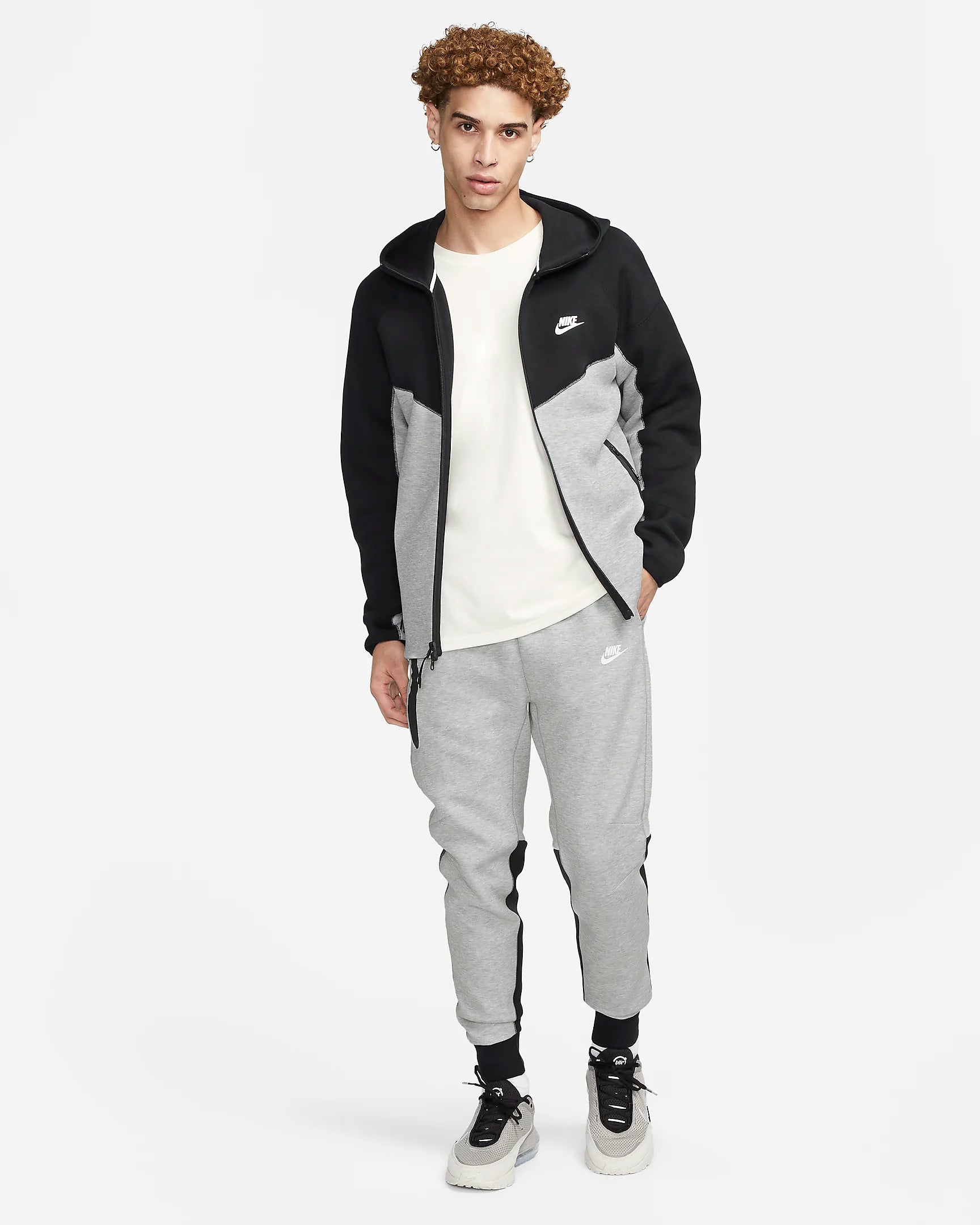 Nike Tech Fleece Tracksuit Grey/Black S23