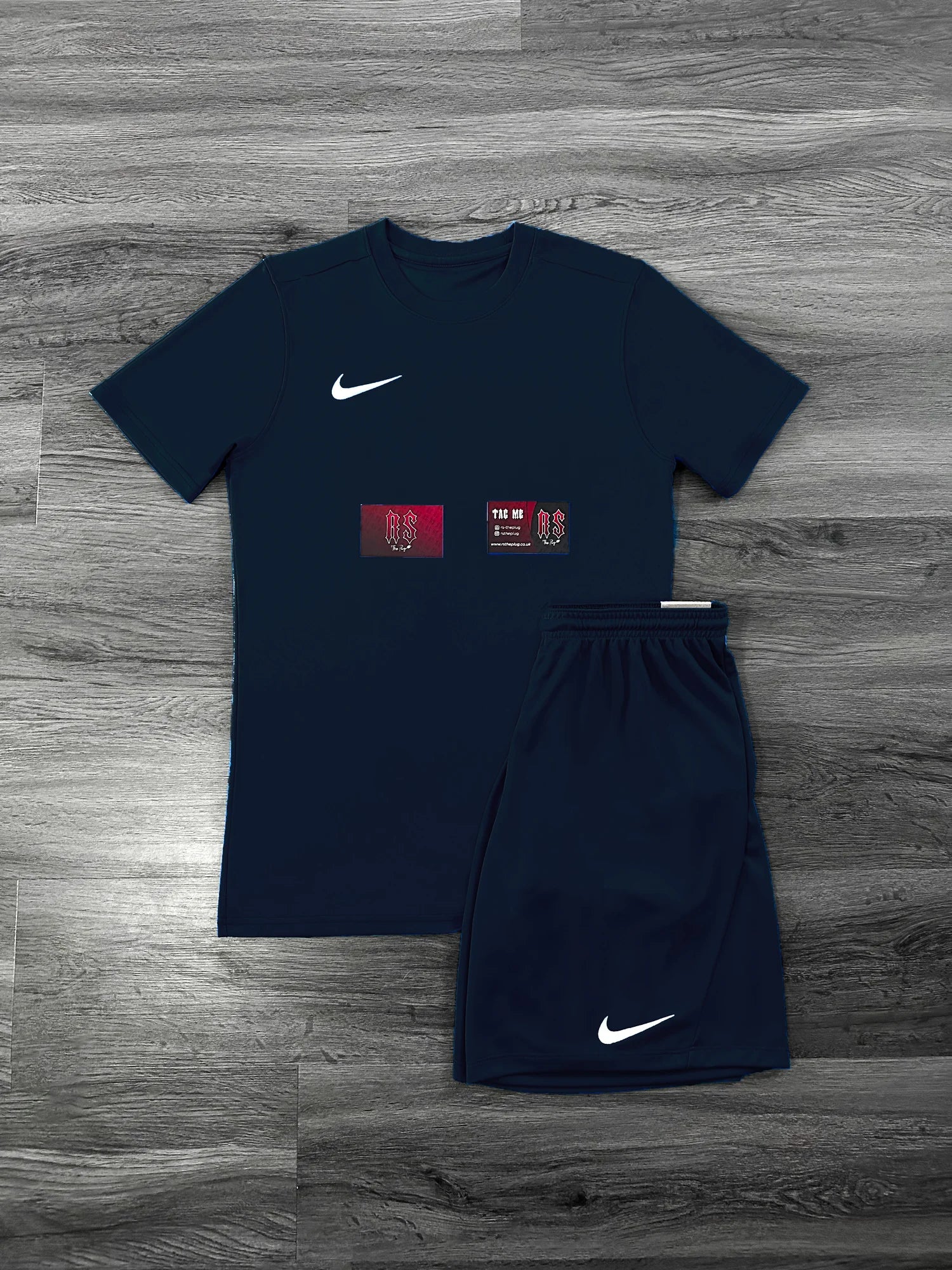 Nike Dri Fit Short Set Navy Blue
