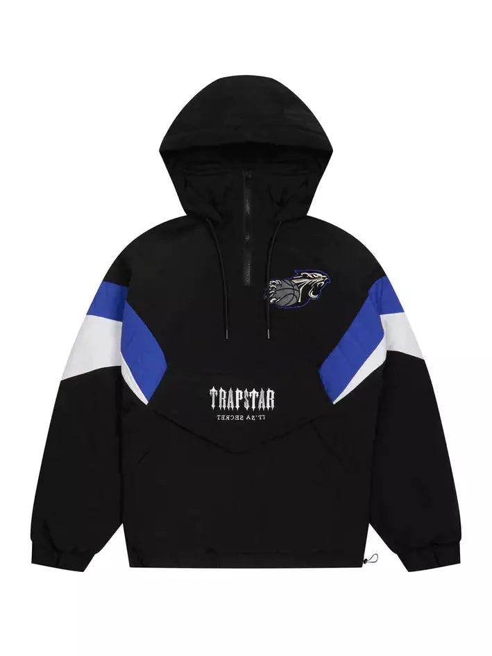 Trapstar 1/4 Zip Shooters Pullover Jacket Blue