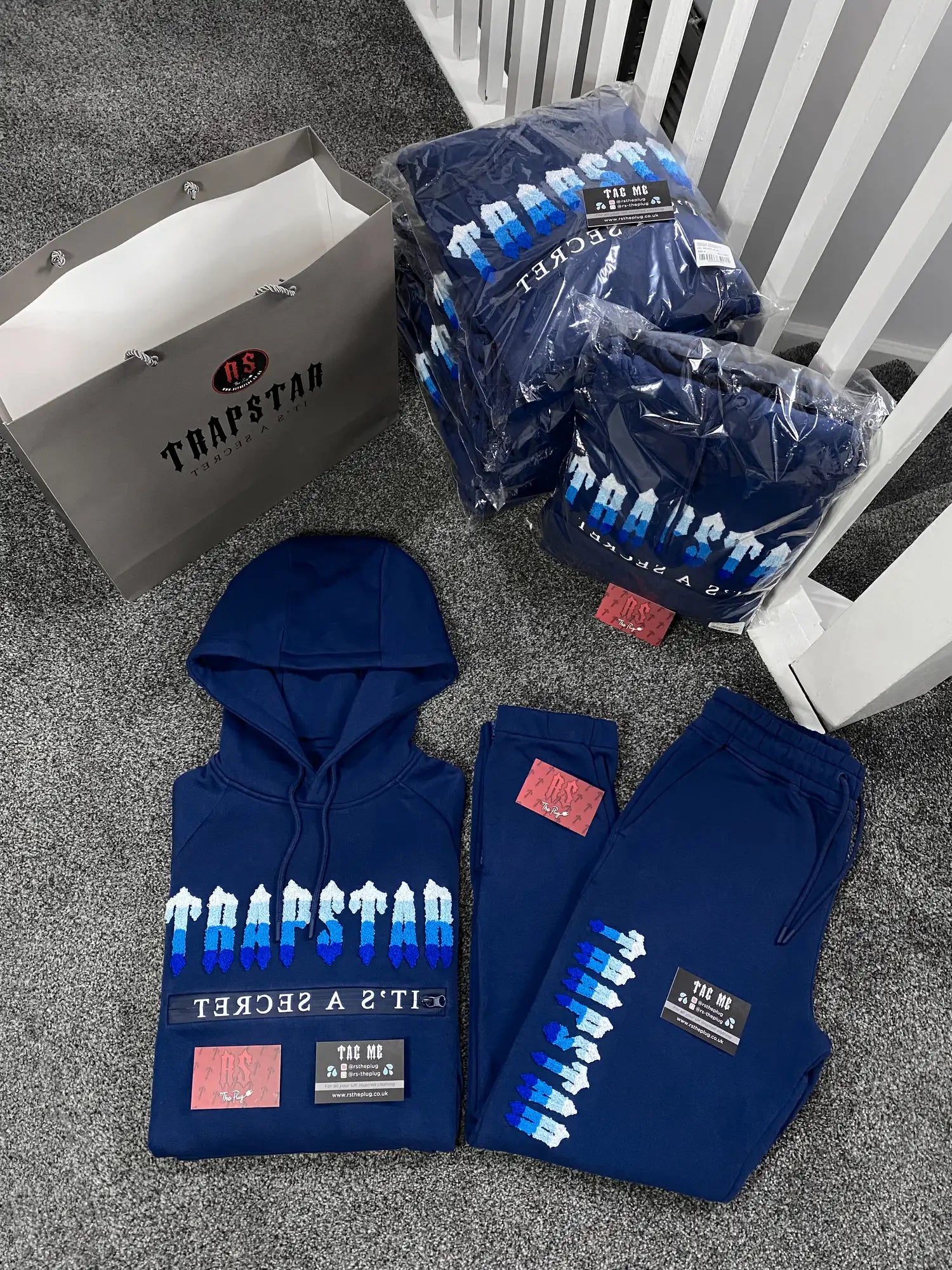 Trapstar Chenille 2.0 Tracksuit Medieval Blue