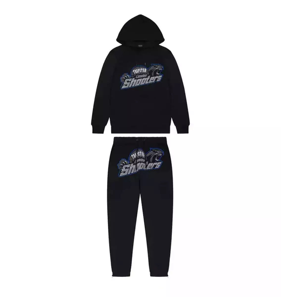Trapstar Shooters Tracksuit Black/Blue