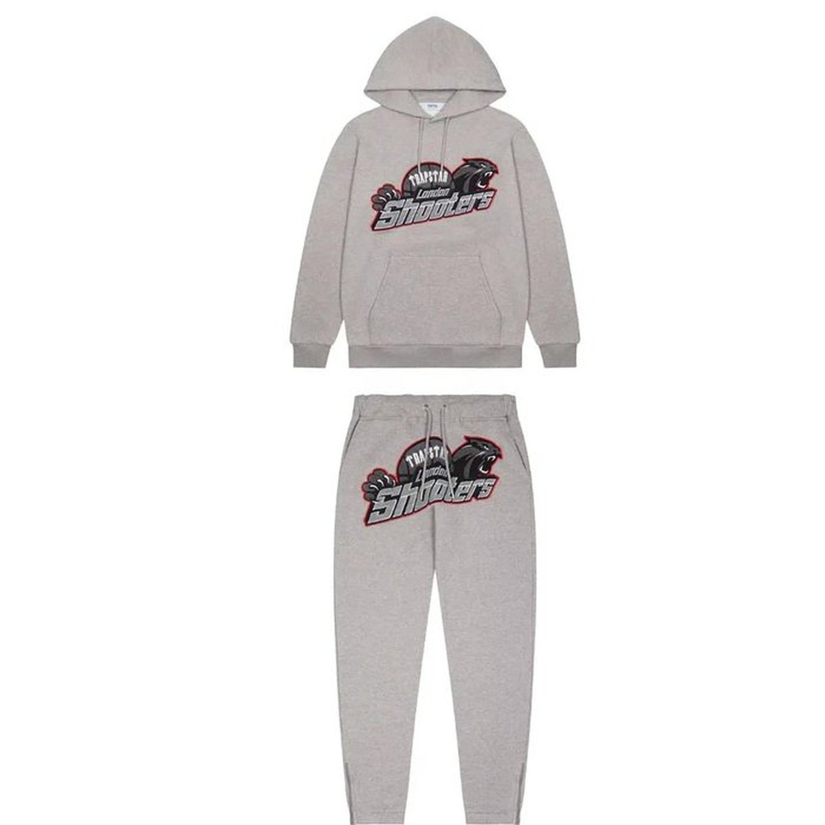 Trapstar Shooters Tracksuit Grey/Red