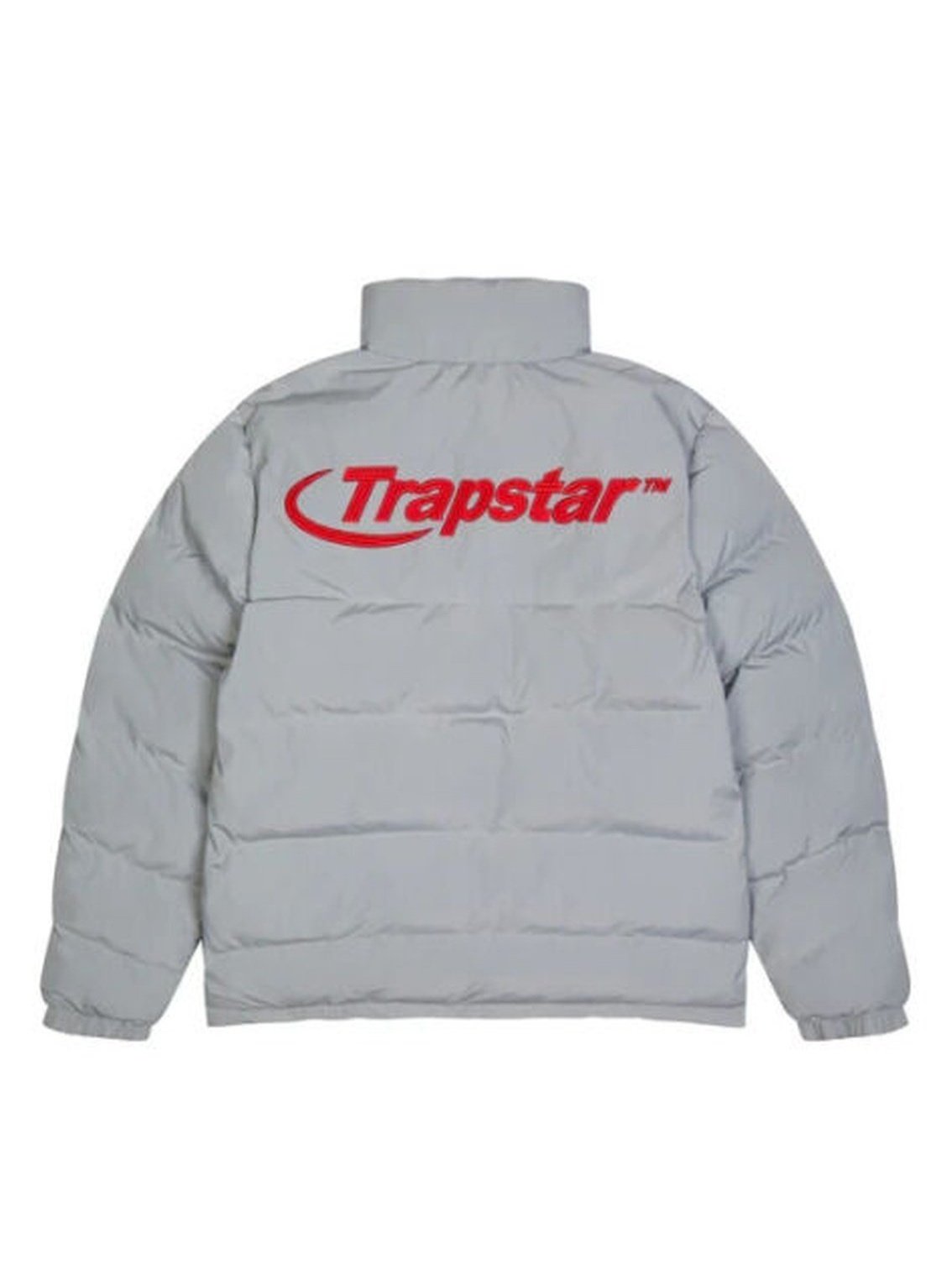 Trapstar Hyperdrive Puffer Jacket Grey/Red