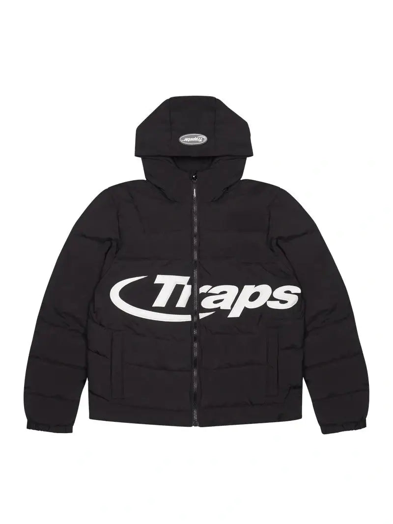 Trapstar Hyperdrive Hooded Jacket Black/White
