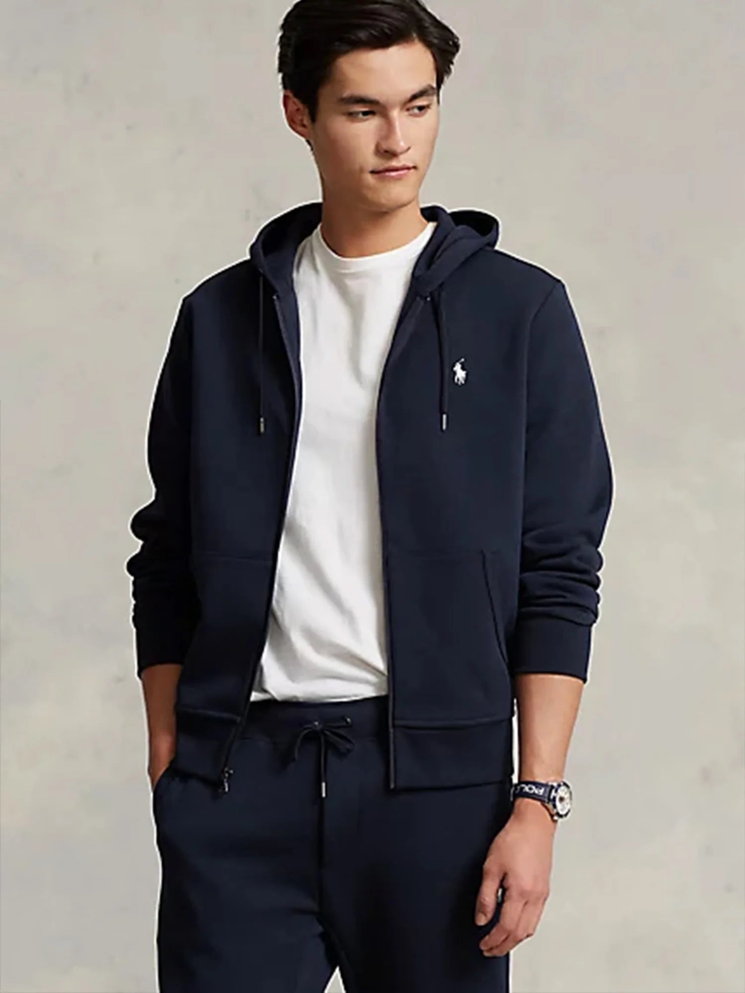 Ralph Lauren Double Knit Tracksuit Navy