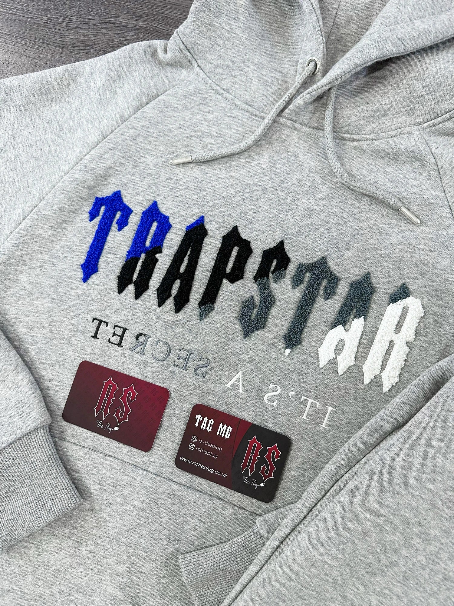 Trapstar Chenille Tracksuit 2.0 Grey Ice RSThePlug