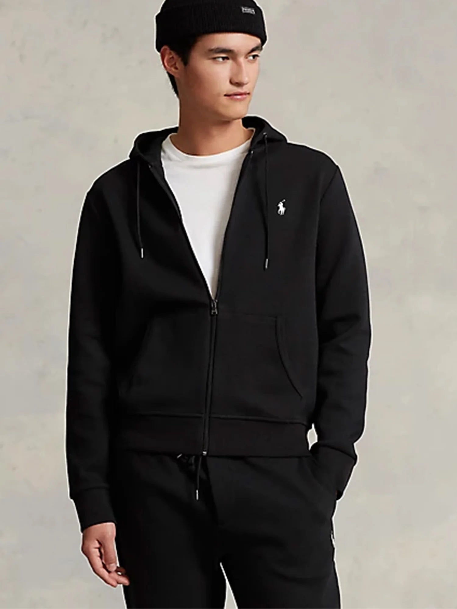 Ralph Lauren Double Knit Tracksuit Black RSThePlug