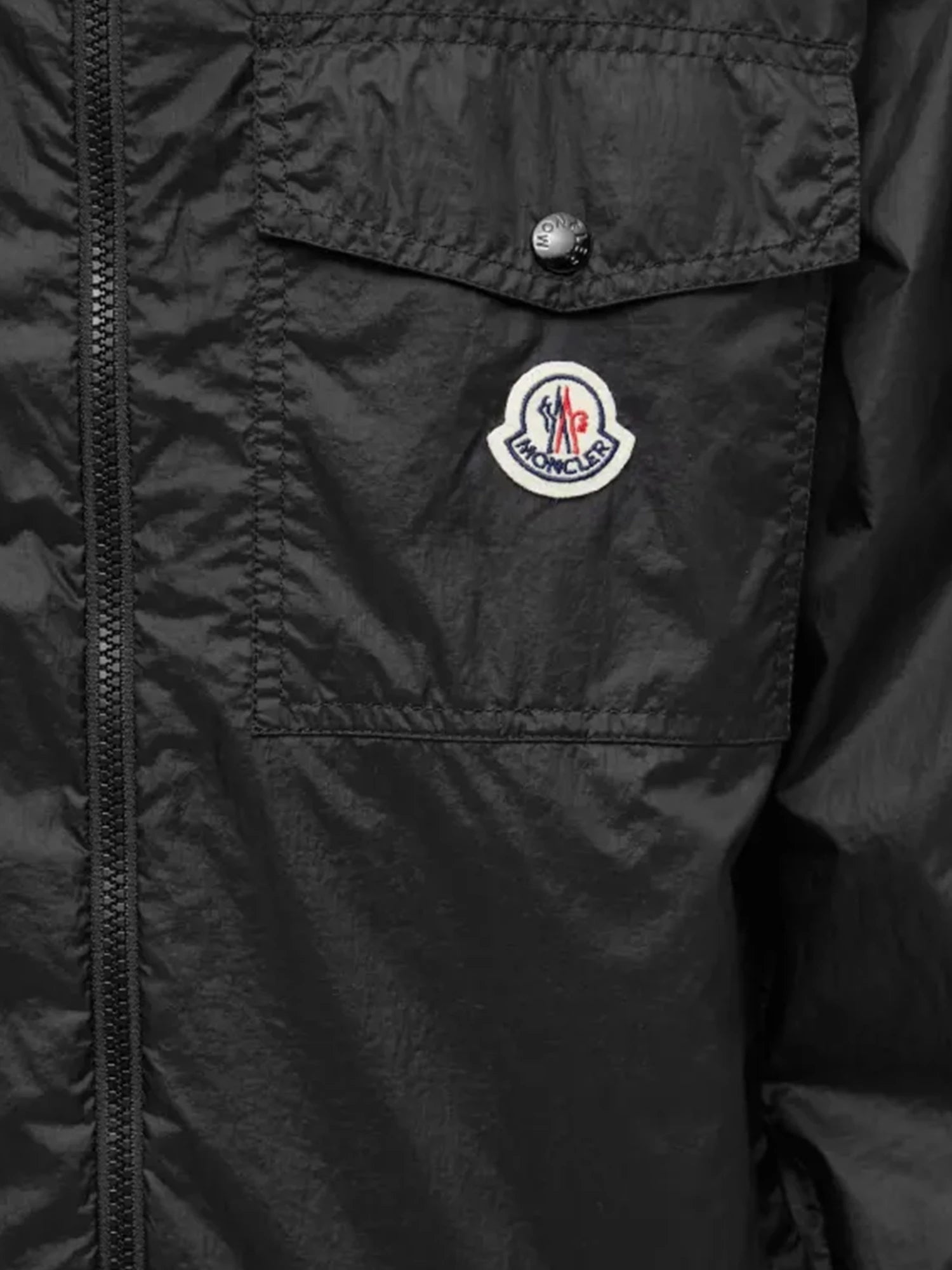 Moncler Samakar Crinkle Jacket Black