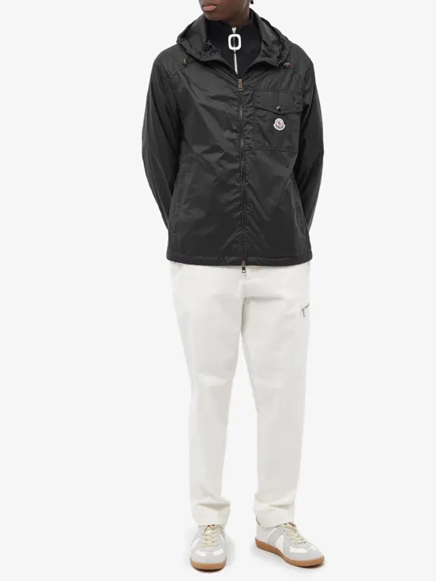 Moncler Samakar Crinkle Jacket Black