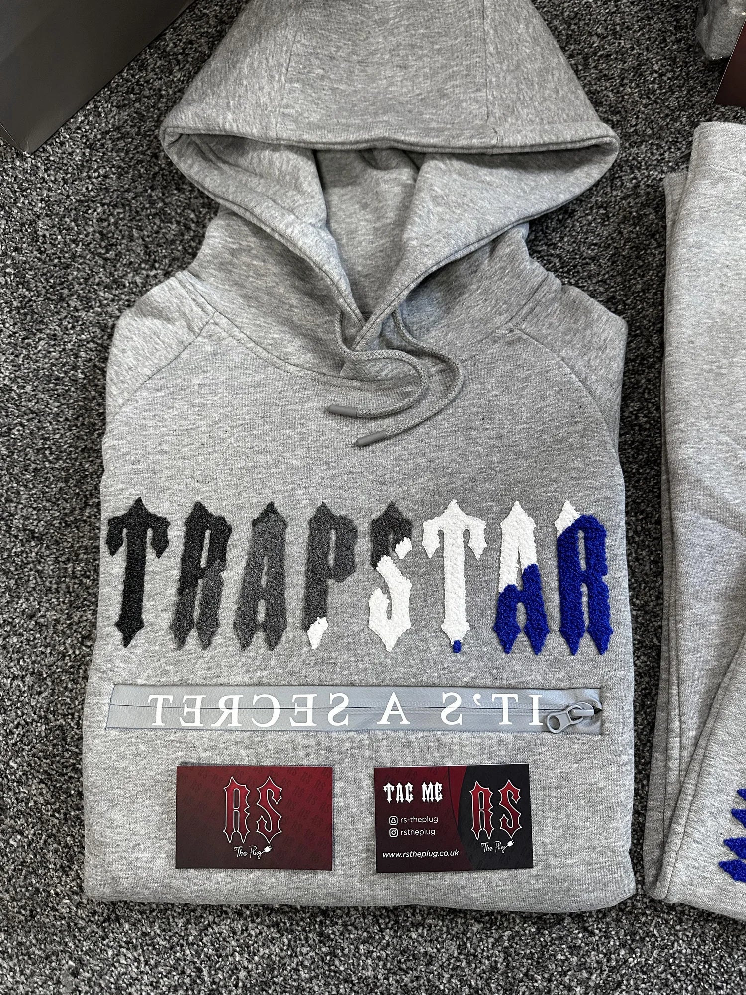 Trapstar Chenille 2.0 Tracksuit Grey/Blue