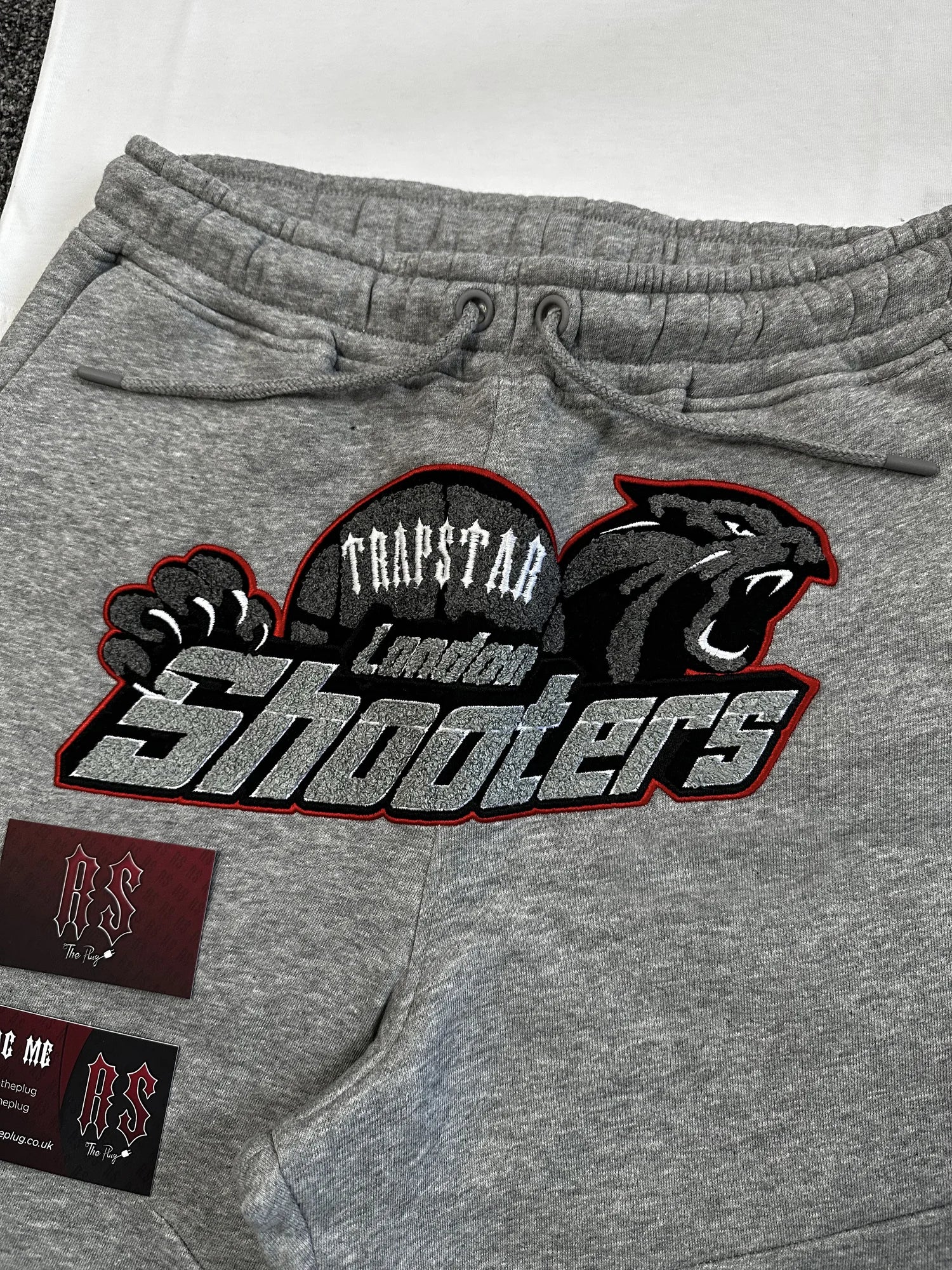 Trapstar Shooters Short Set Grey/Red