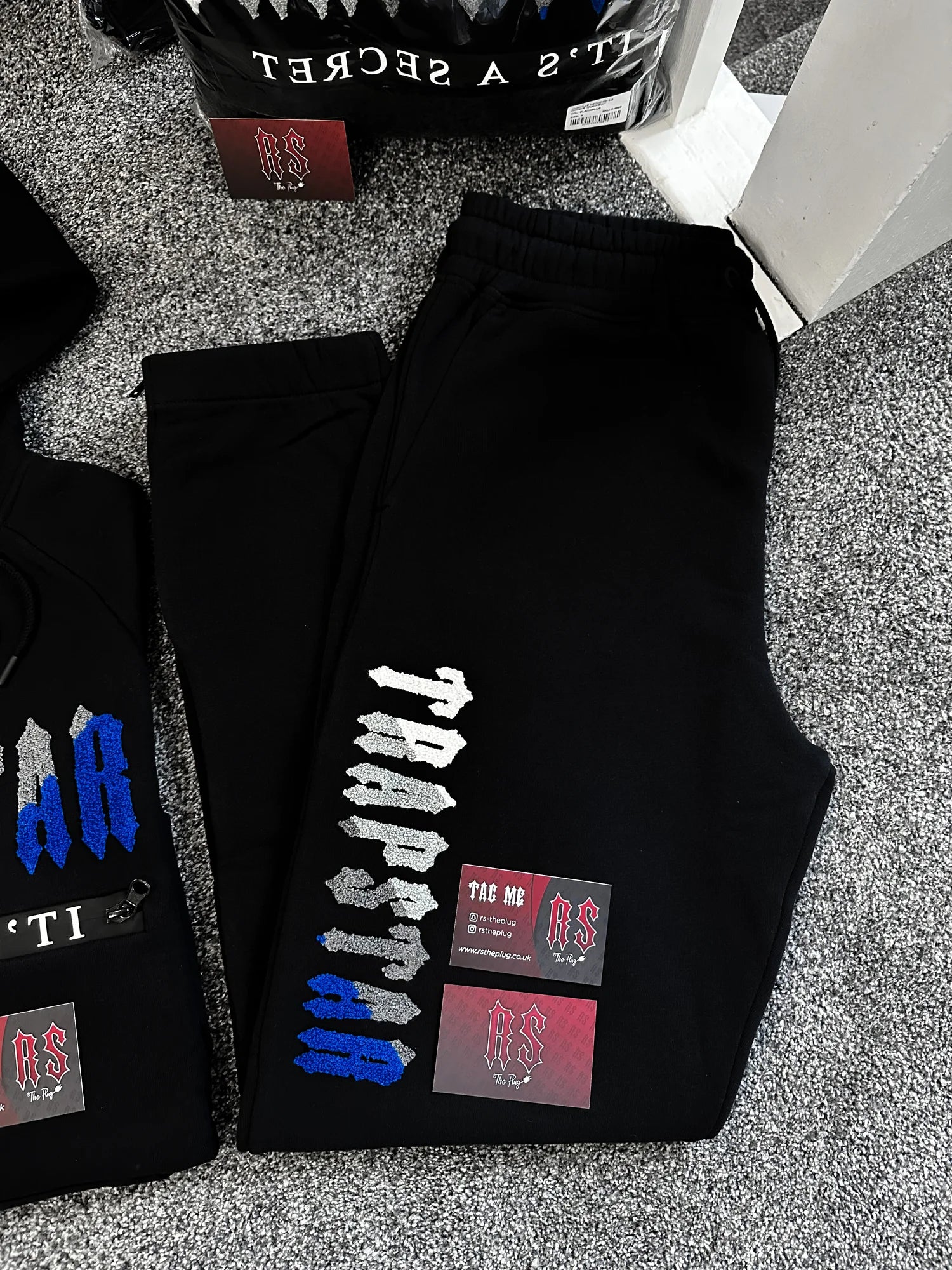 Trapstar Chenille 2.0 Tracksuit Black/Blue