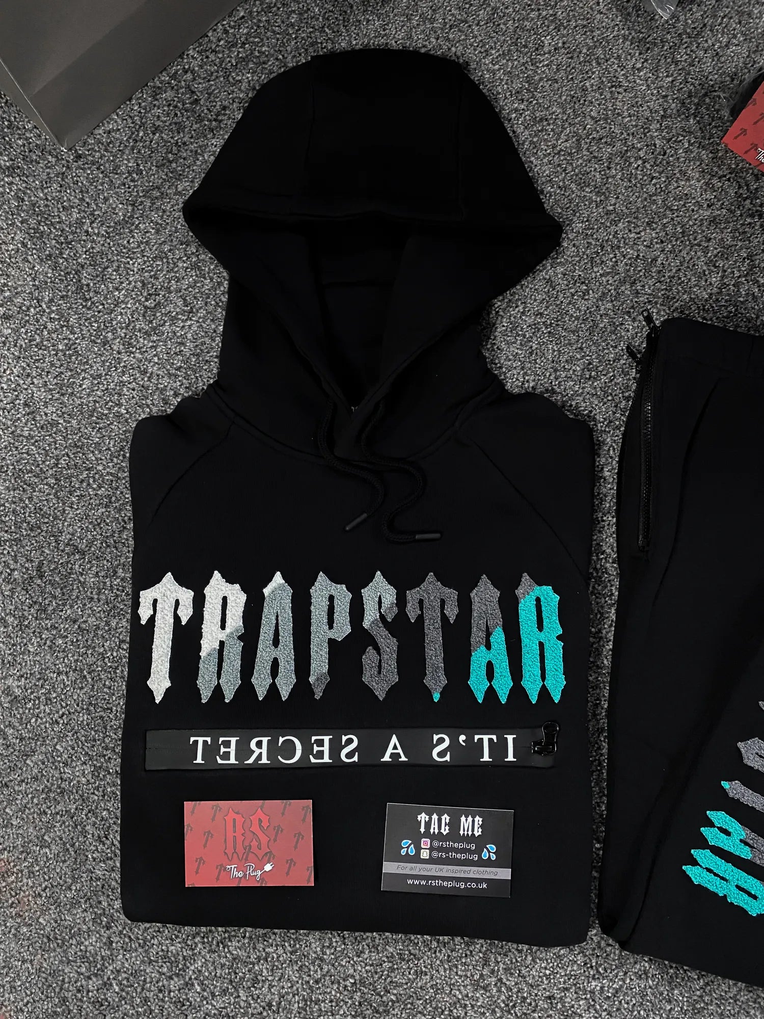 Trapstar Chenille 2.0 Tracksuit Black/Teal