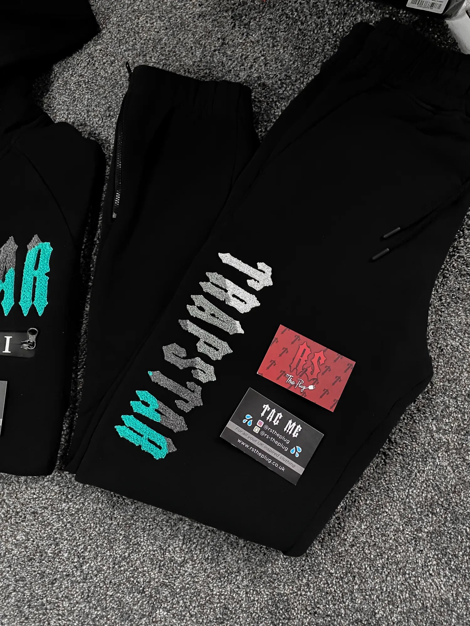 Trapstar Chenille 2.0 Tracksuit Black/Teal