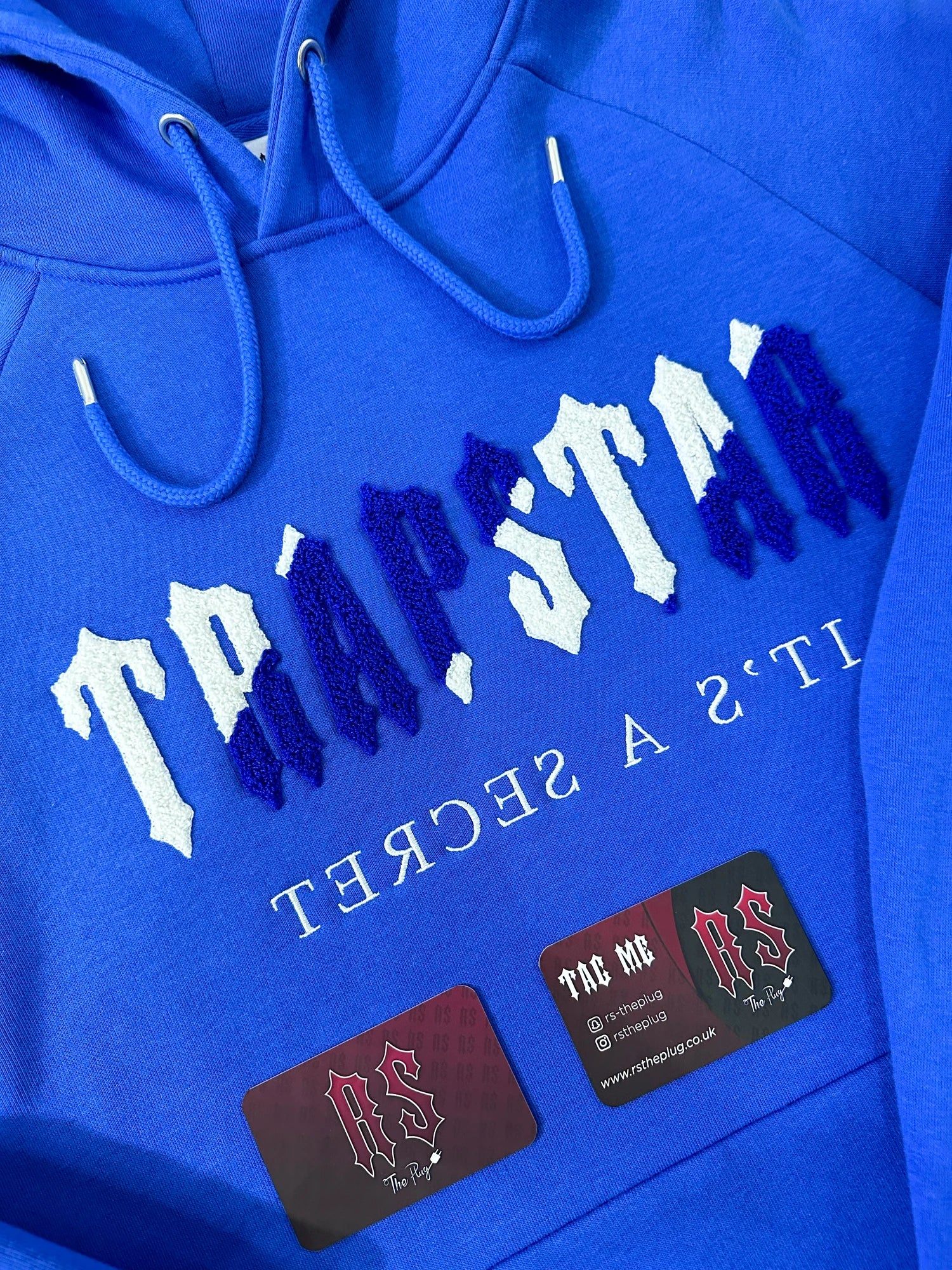 Trapstar Chenille Tracksuit Dazzling Blue/White – RSThePlug Trapstar Chenille Tracksuit Dazzling Blue/White – RSThePlug