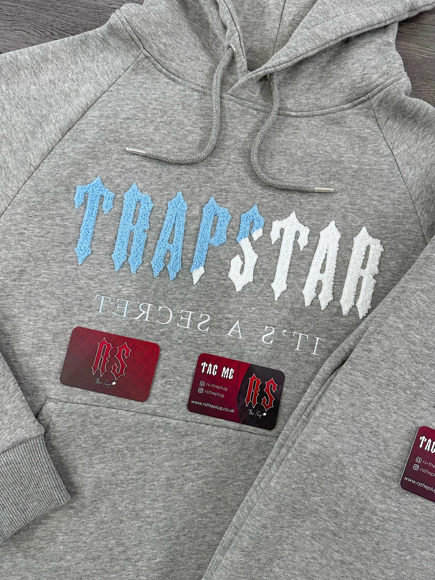 Trapstar Chenille Tracksuit Grey Ice