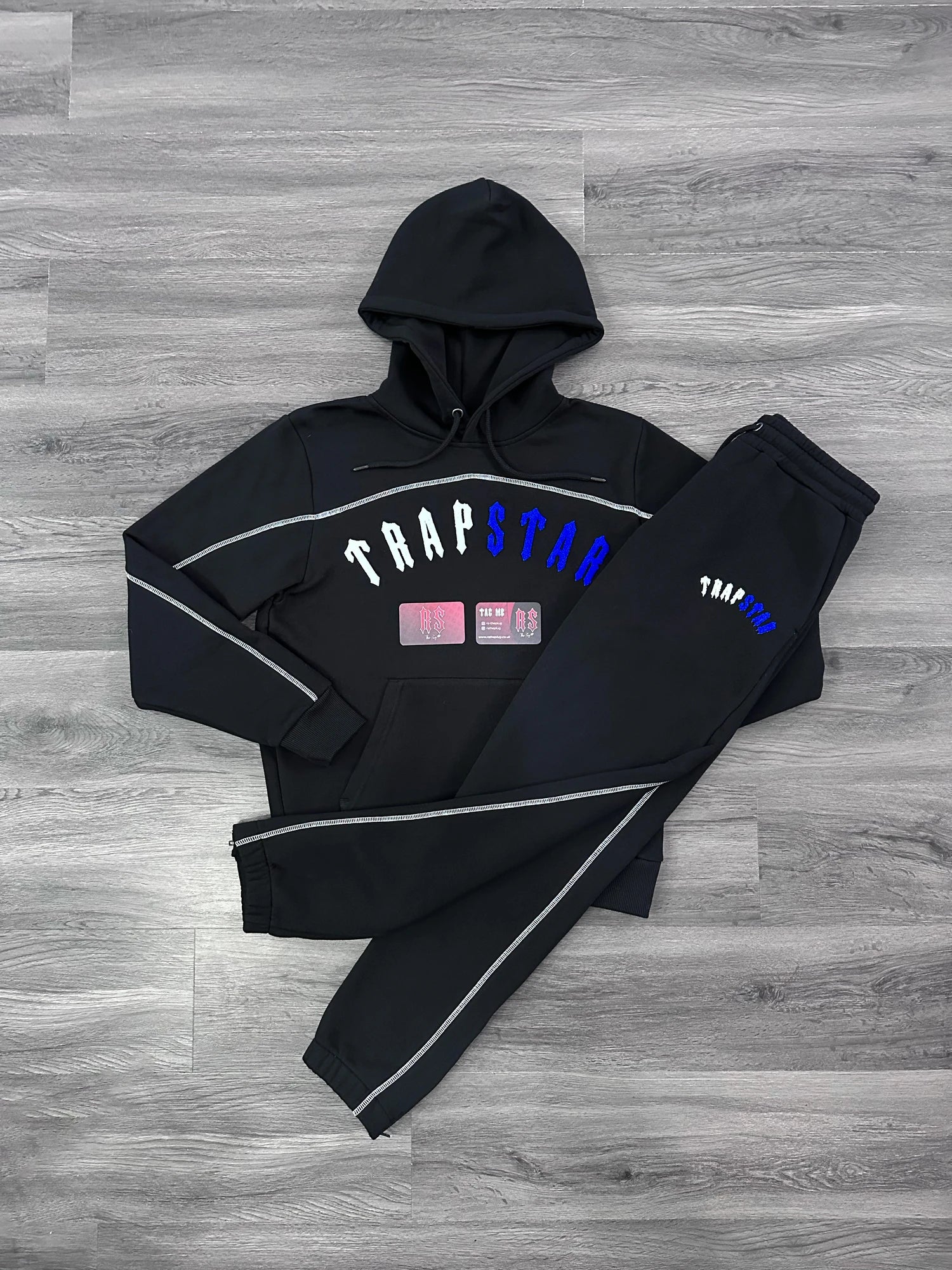 Trapstar Irongate Arch Tracksuit Black Ice – RSThePlug