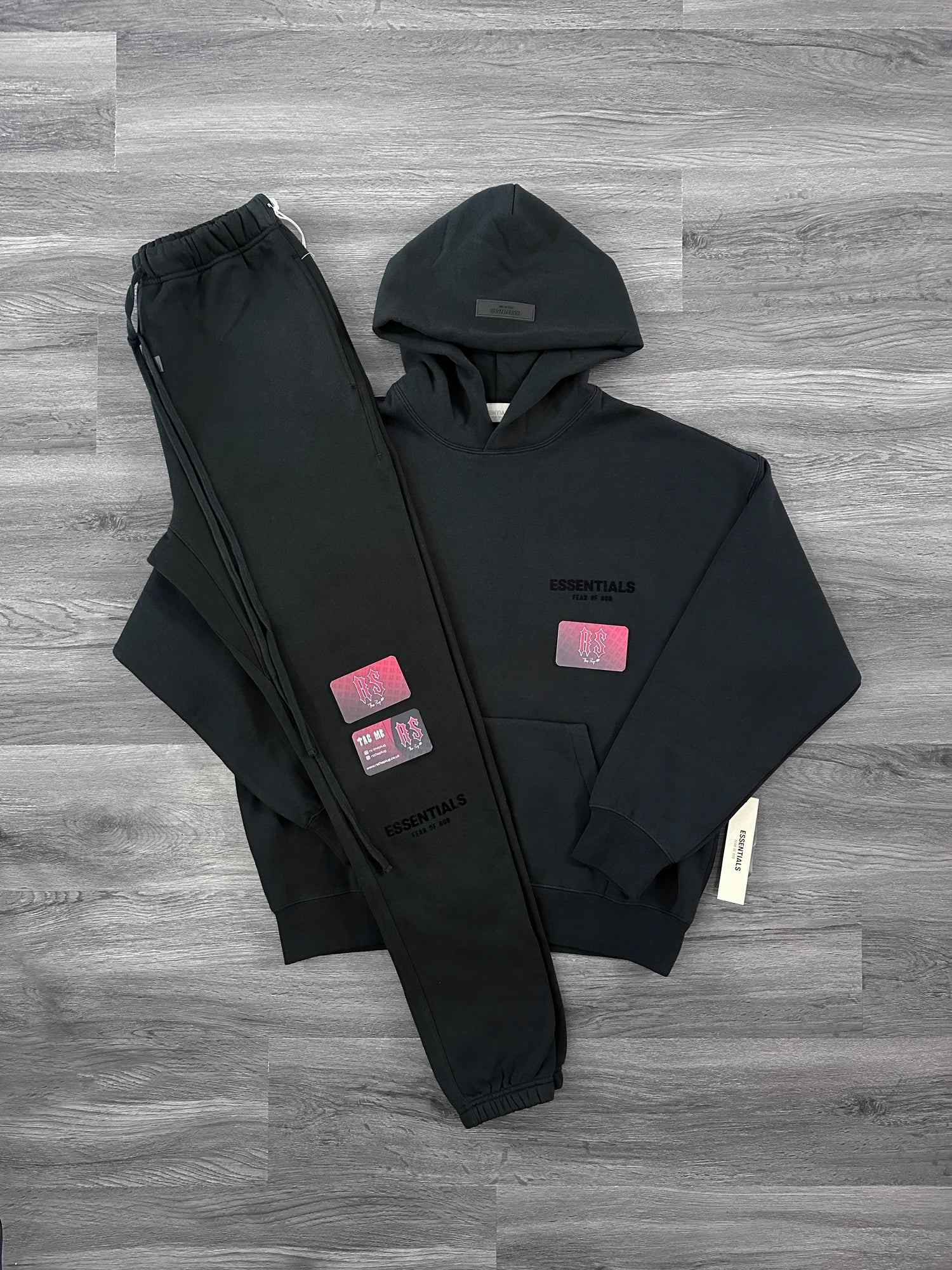 Fear Of God Essentials Tracksuit S22 Limo Black – RSThePlug