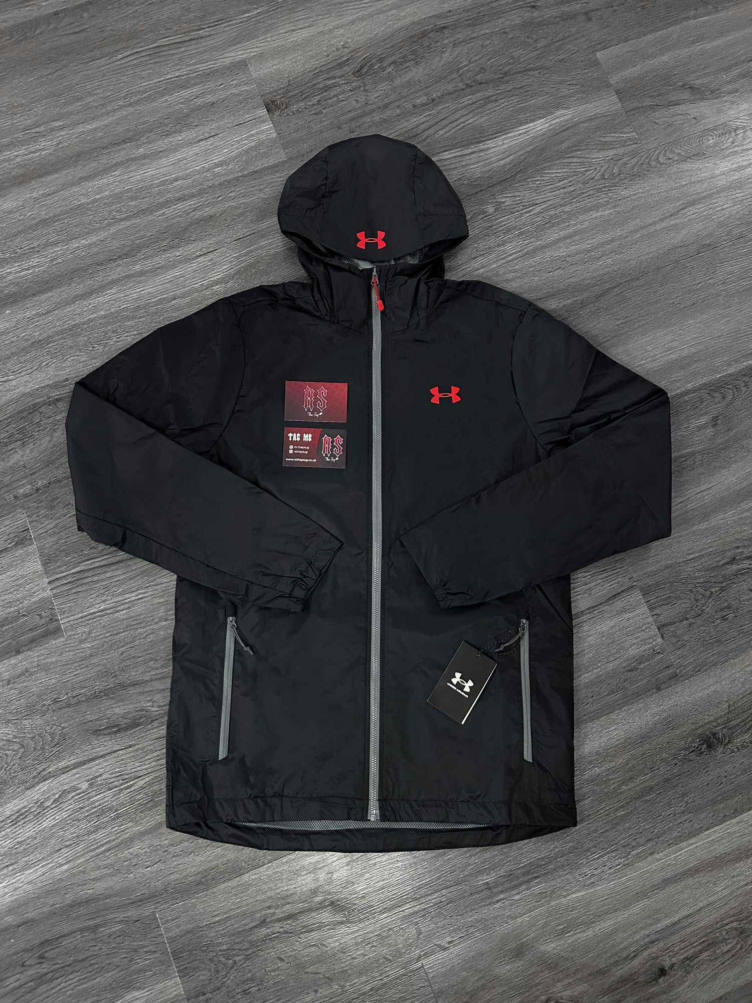 Under Armour Training Jacket Black Red