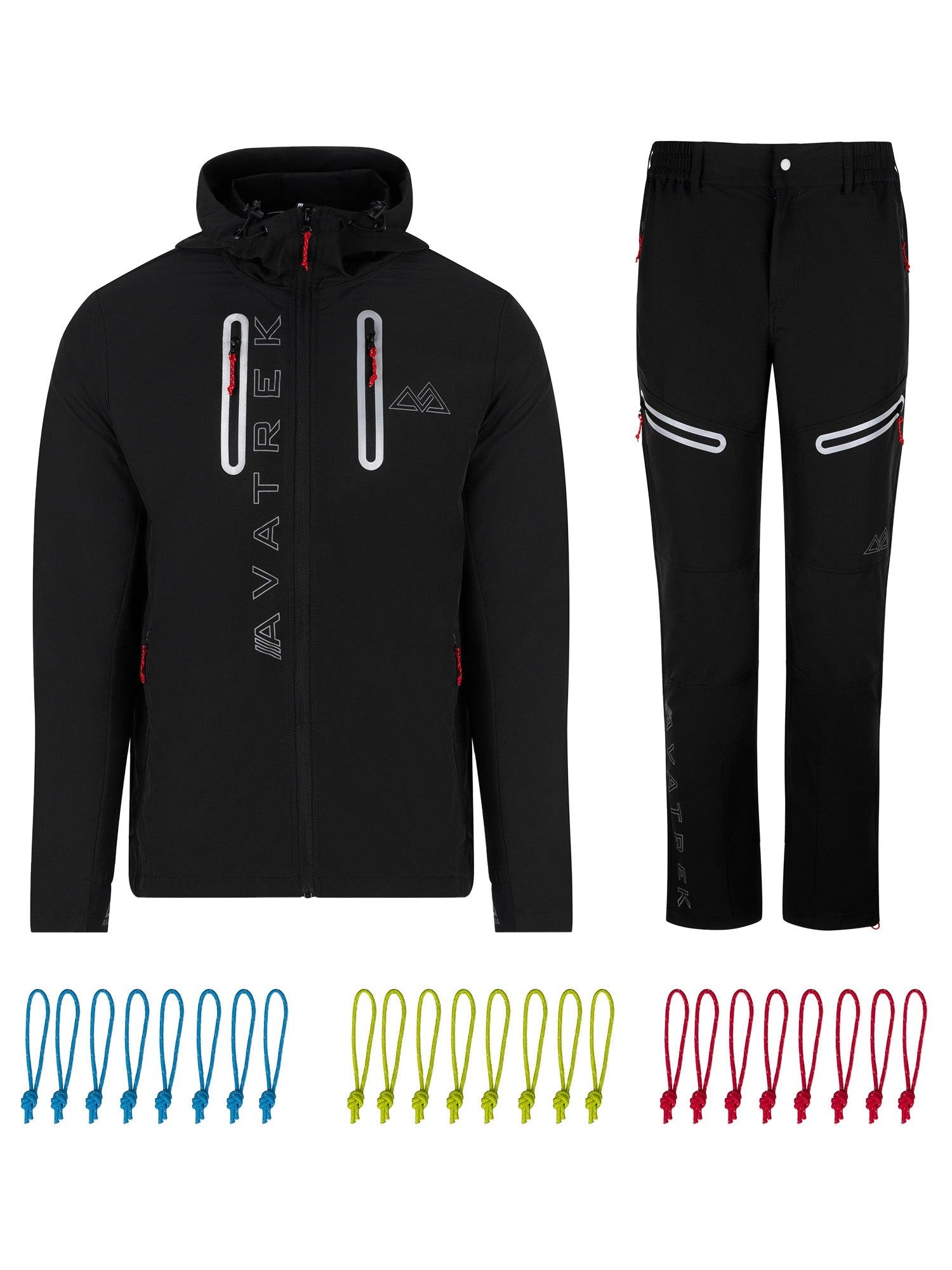 Avatrek Venturo 4WAY Full Zip Tracksuit - Black/Multi