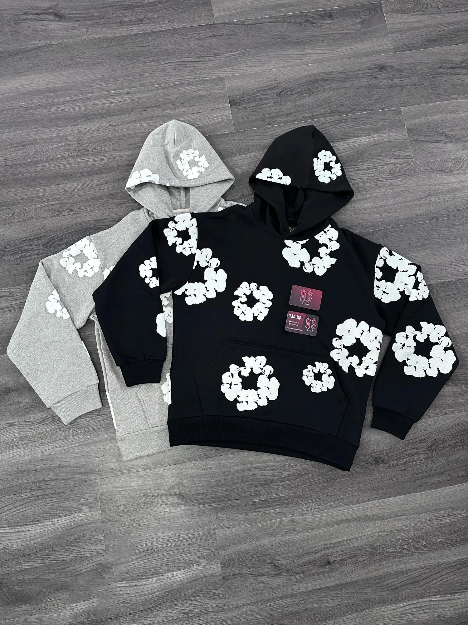 Denim Tears The Cotton Wreath Black Hoodie