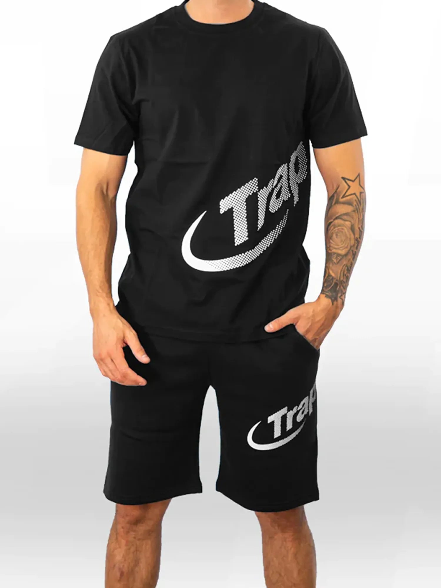 Hyperdrive Wrap Short Set Black/White – RSThePlug