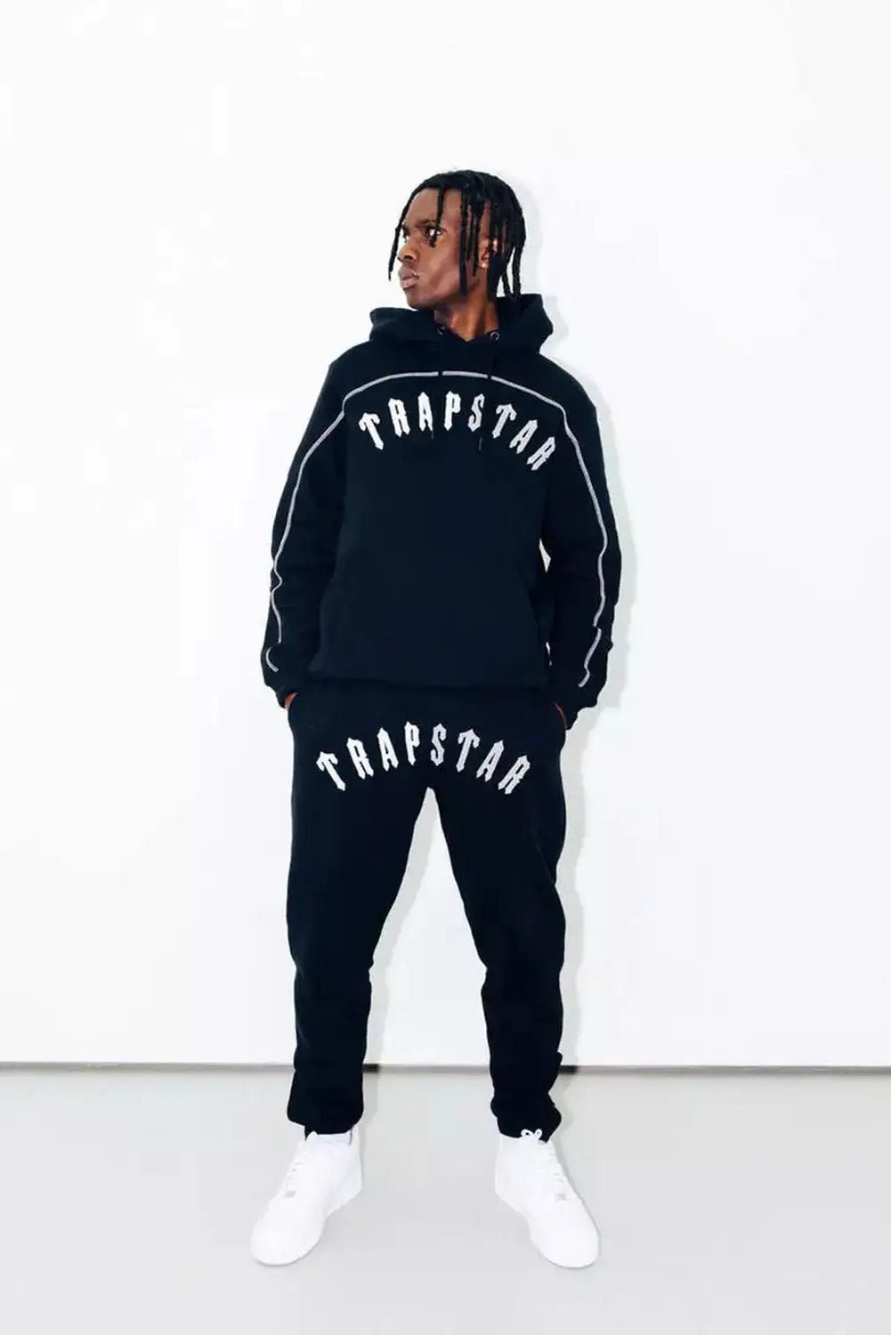 Trapstar Irongate Arch Tracksuit Black Monochrome