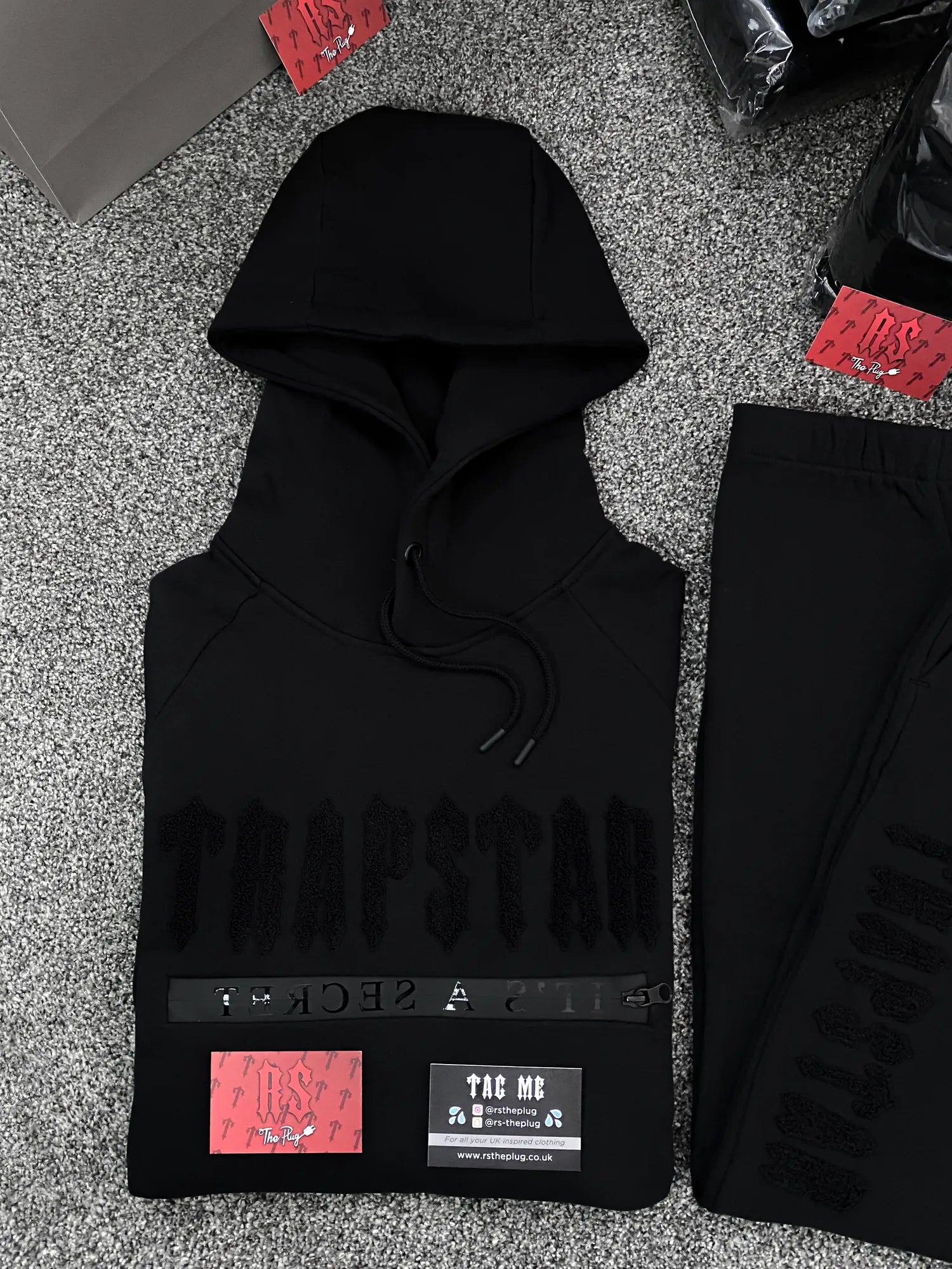 Trapstar Chenille 2.0 Tracksuit Blackout