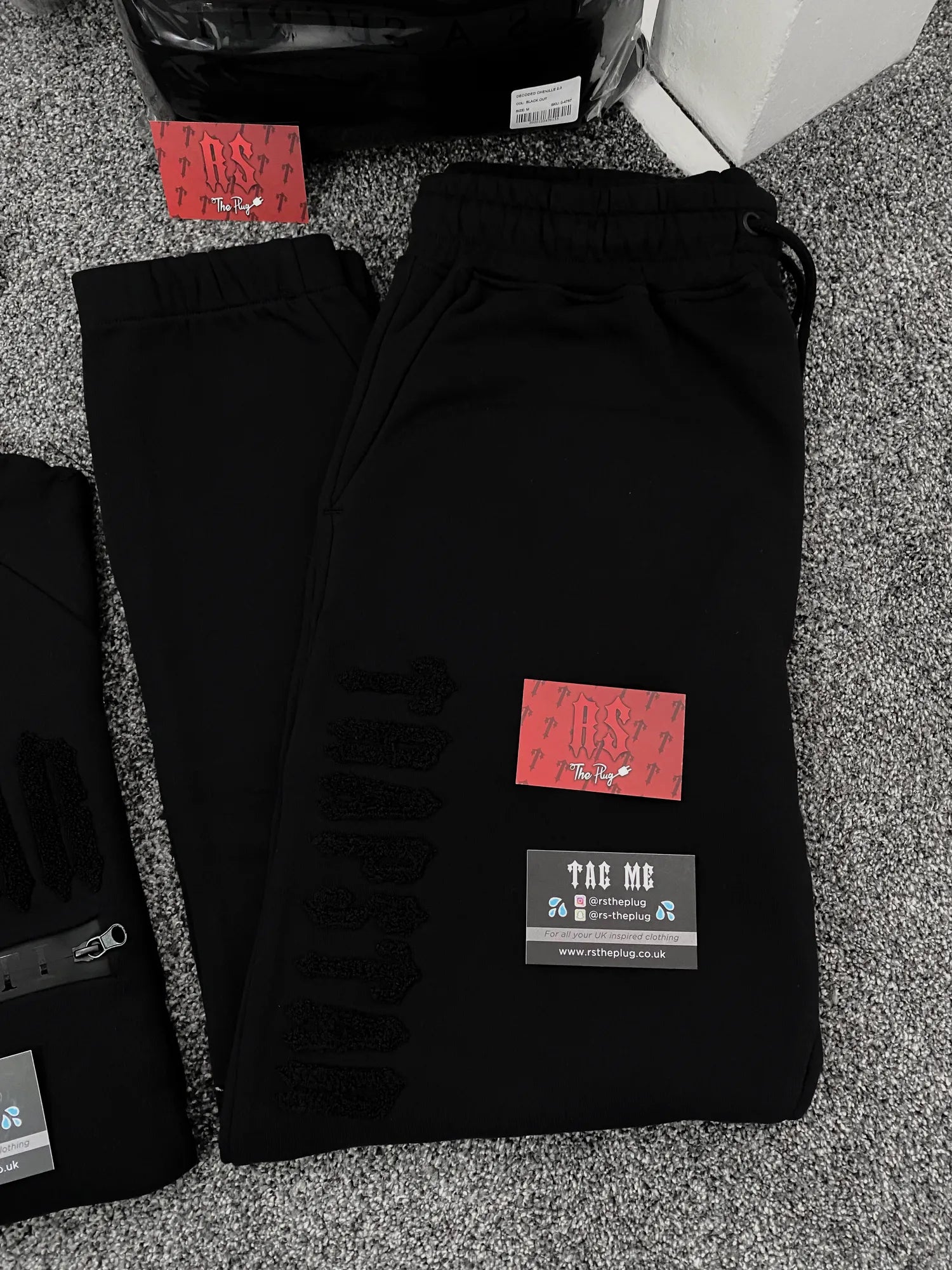 Trapstar Chenille 2.0 Tracksuit Blackout