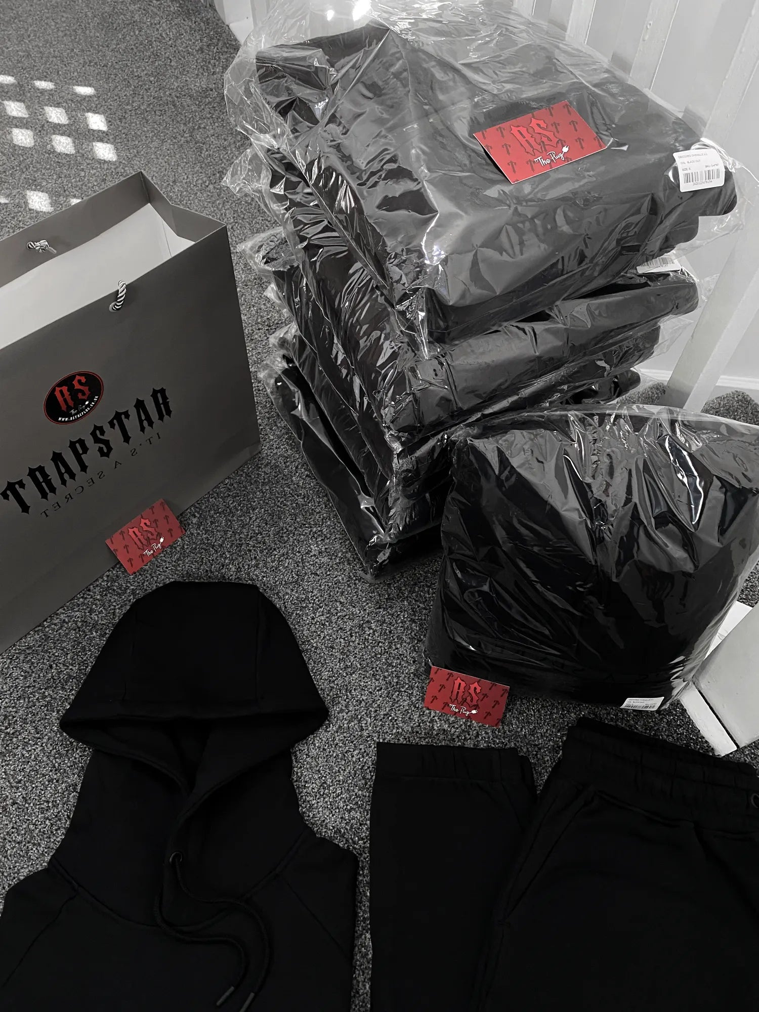 Trapstar Chenille 2.0 Tracksuit Blackout