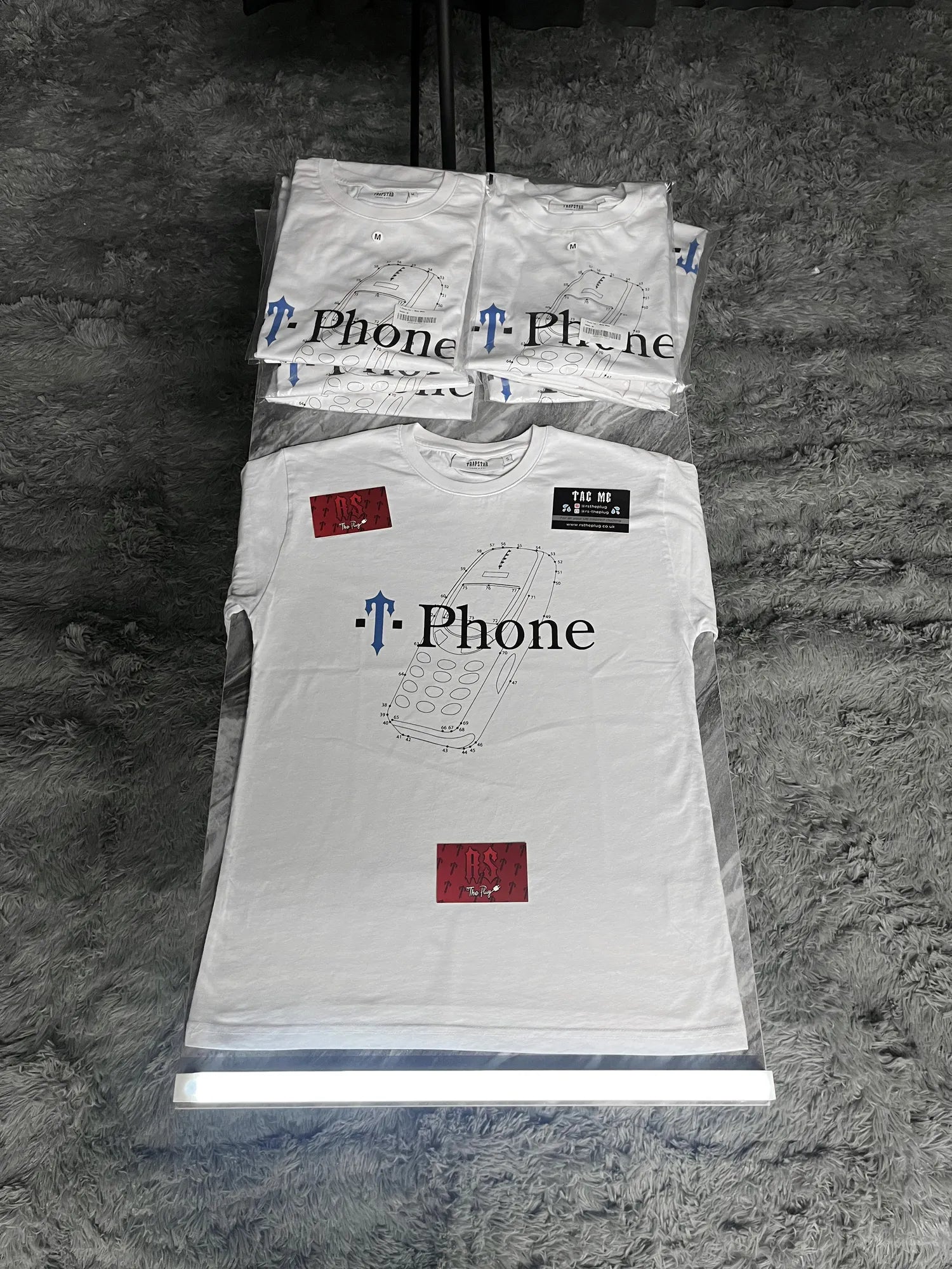 Trapstar T Phone Diagram Tee White