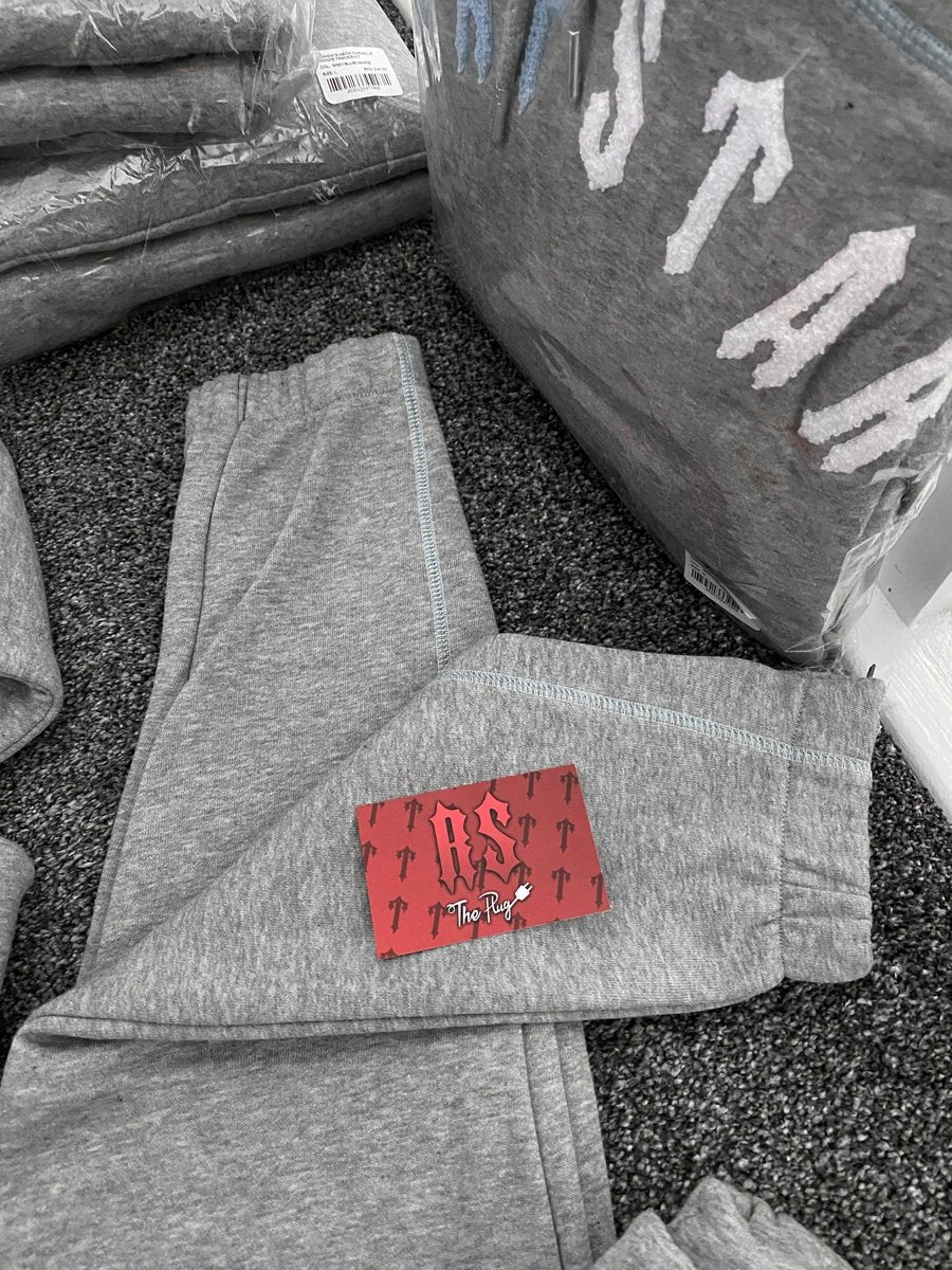 Trapstar Arch Chenille Tracksuit Grey Ice