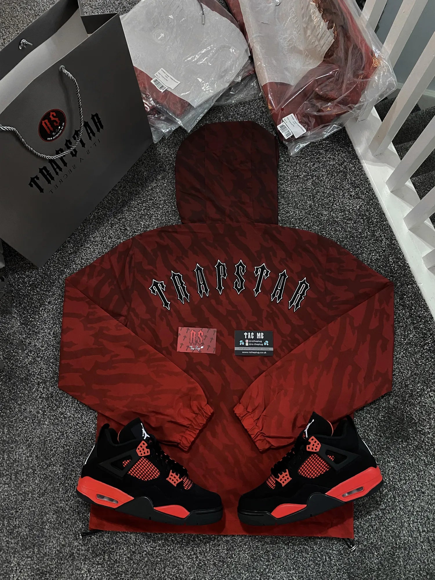 Trapstar Irongate T Windbreaker - Red